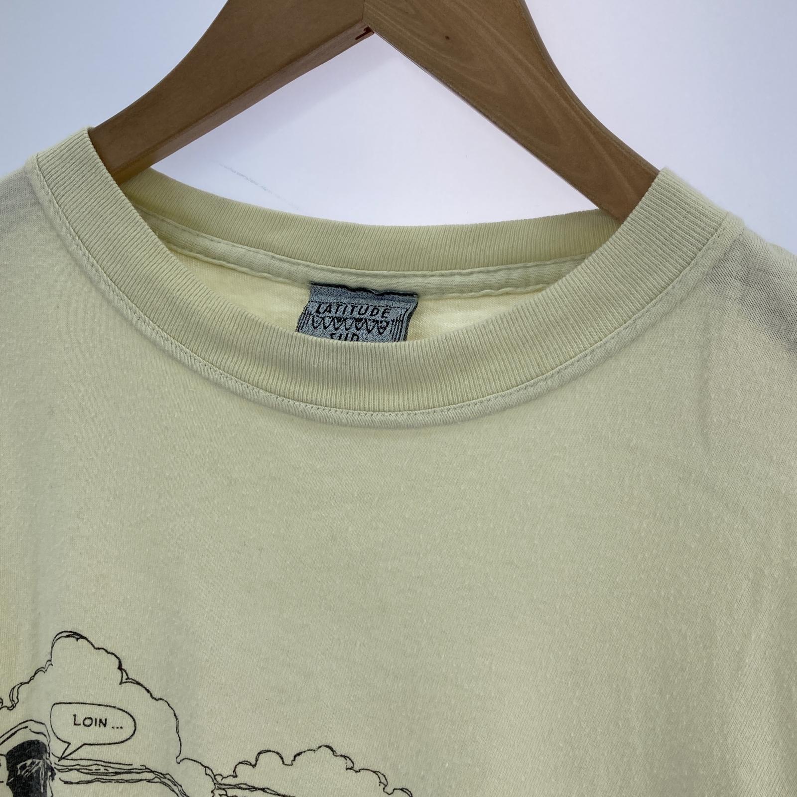 その他トップス OLD・VINTAGE HUGO PRATT CORTO MALTESE イタリアンコミック Tシャツ 黄 XL イエロー