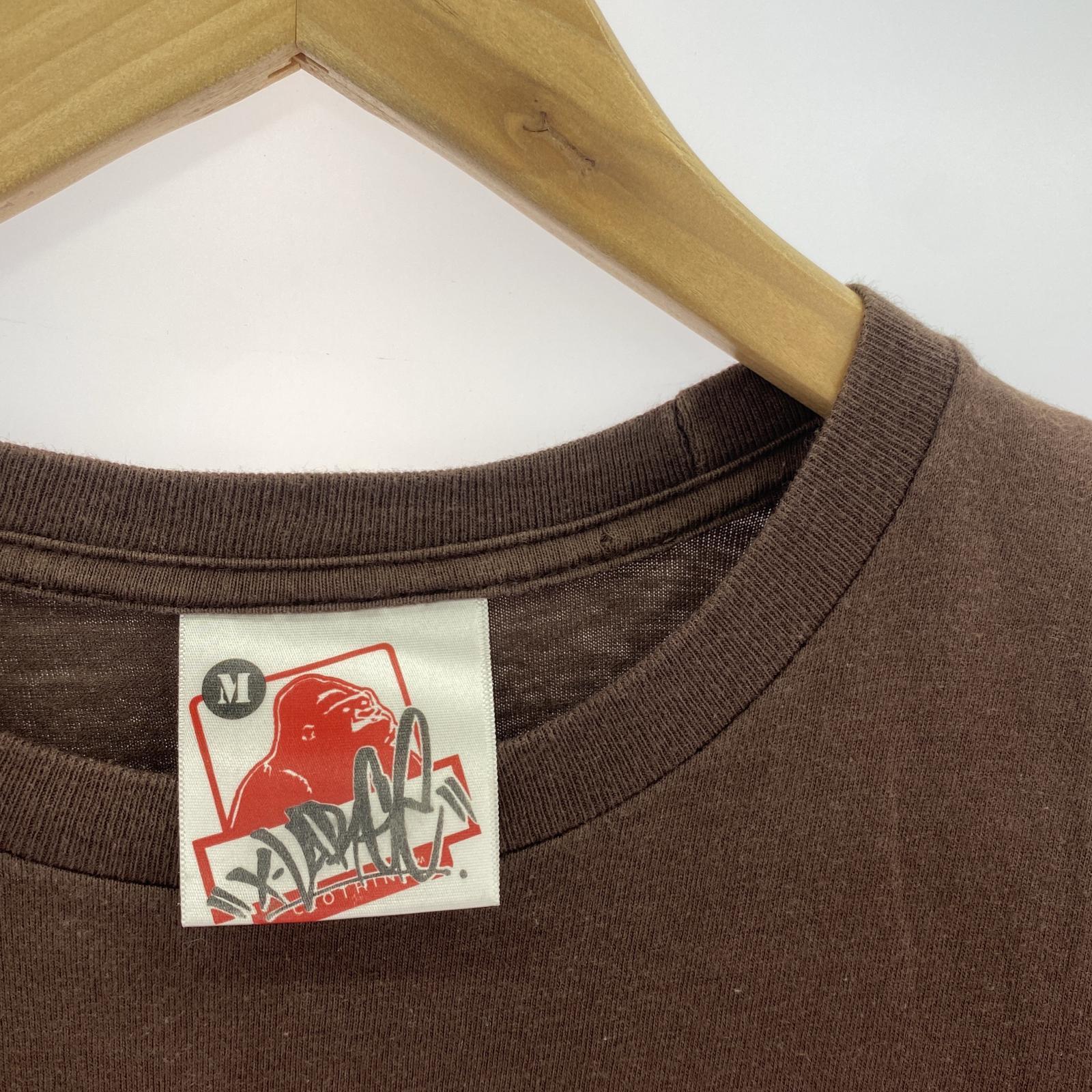 その他トップス 90s XLARGE USA製 オールド プリントTee M ブラウン