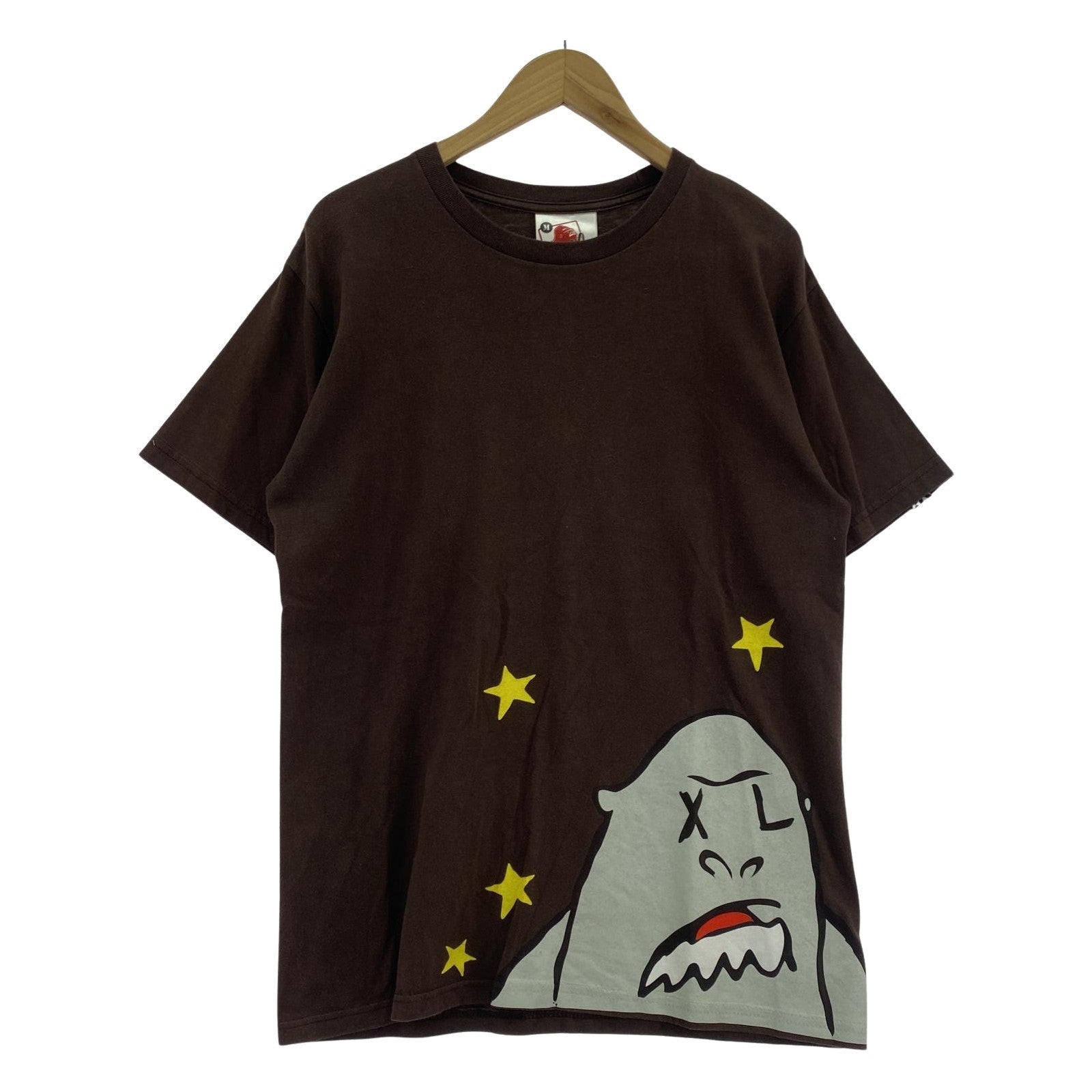その他トップス 90s XLARGE USA製 オールド プリントTee M ブラウン