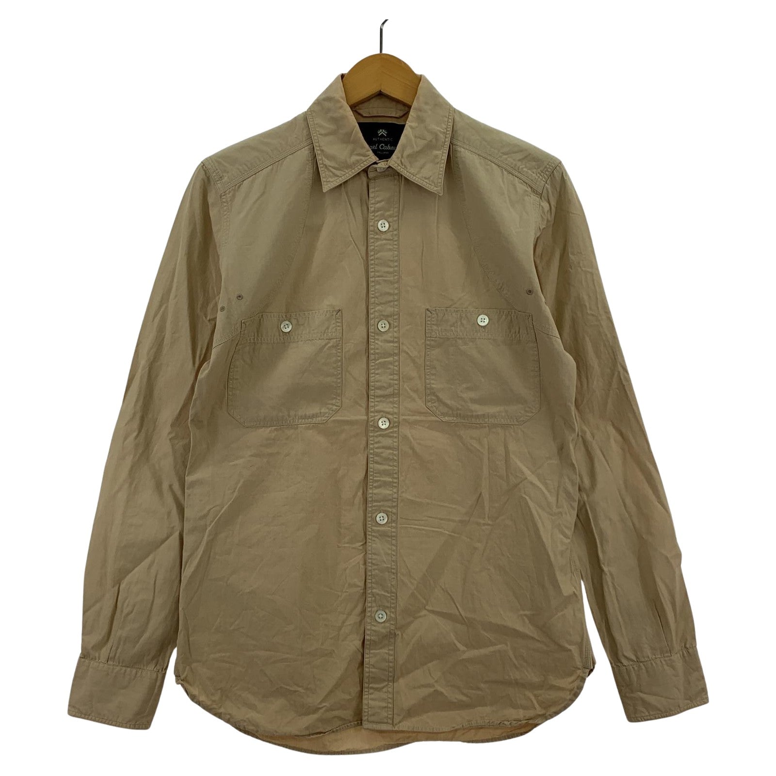長袖シャツ Nigel Cabourn メディカルシャツ 8071110006 ベージュ (44) 44 ベージュ