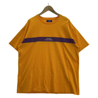 その他トップス PACCBET S/S プリントtee 黄色 L オレンジ