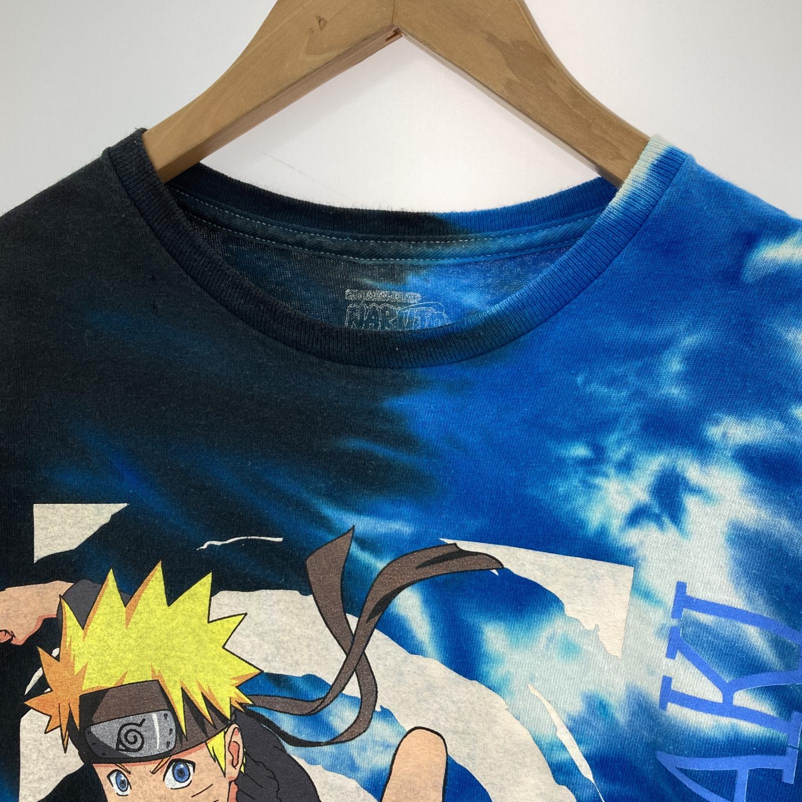 その他トップス OLD・VINTAGE 00s NARUTO うずまきナルト Tシャツ タイダイ 青 L L