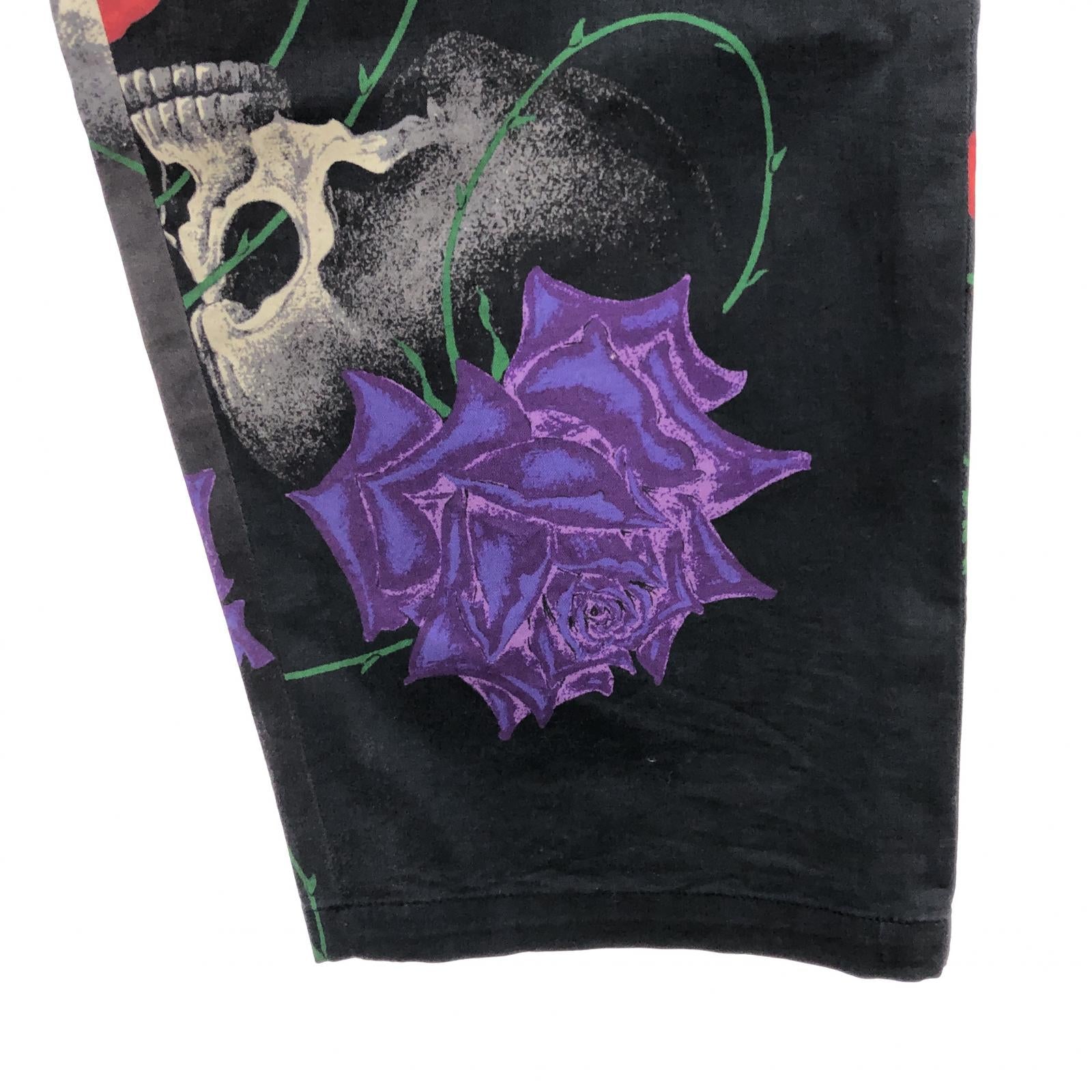 その他ボトムス BLACK Scandal Yohji Yamamoto 18SS スカルローズ パンツ 1 ブラック