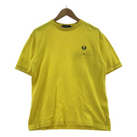 その他トップス FRED PERRY ポロ地 S/S ポケットカットソー S イエロー