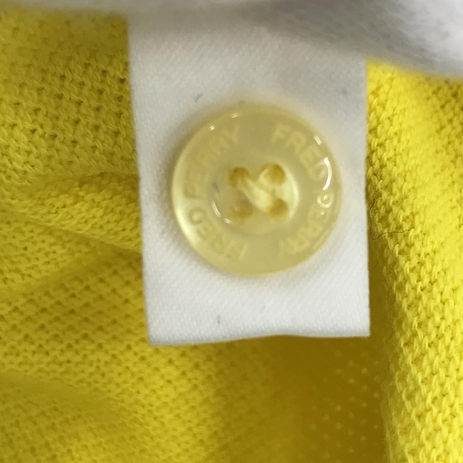 その他トップス FRED PERRY ポロ地 S/S ポケットカットソー S イエロー