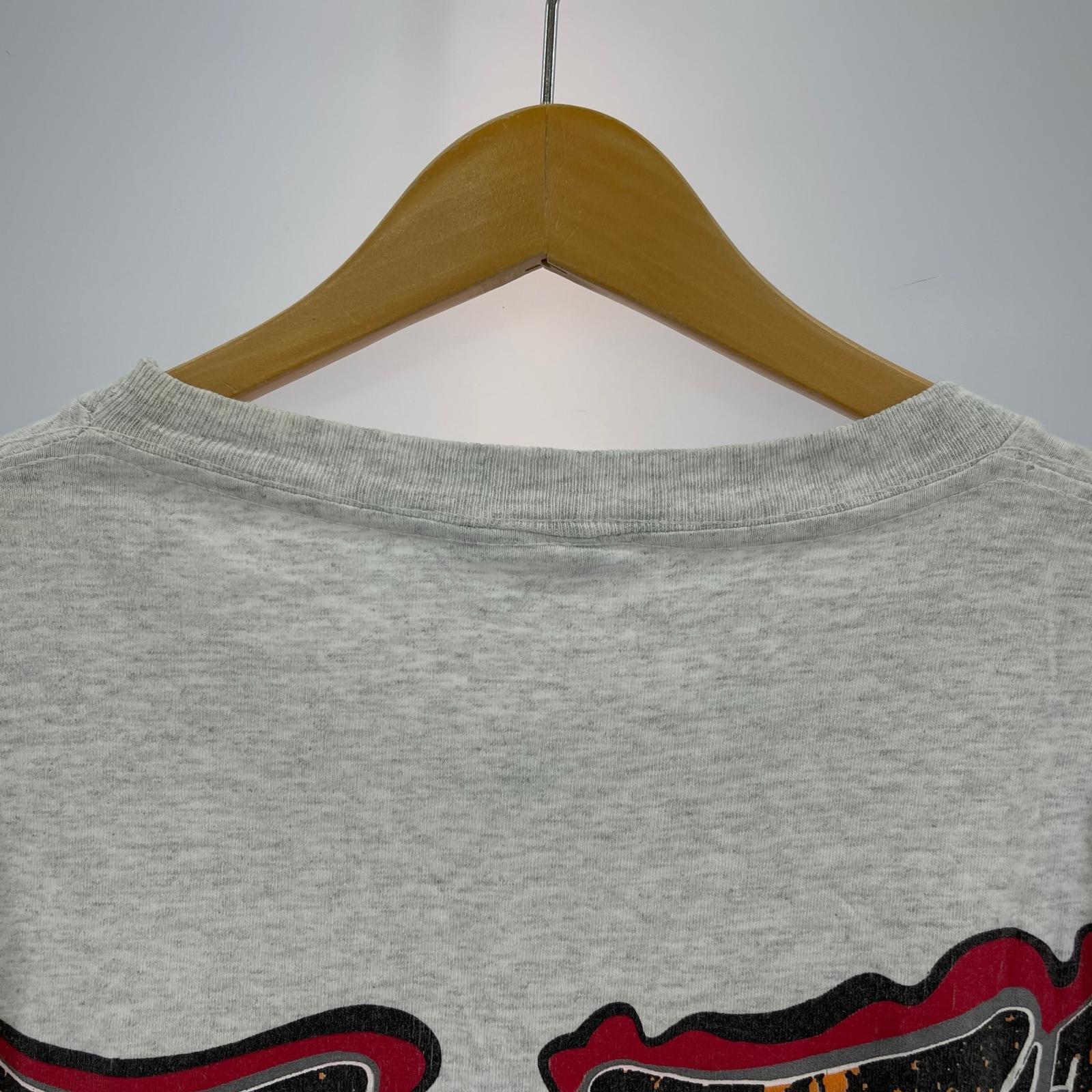 その他トップス 90s CHICAGO BULLS Changes No.1 両面プリントTee XL GRY グレー