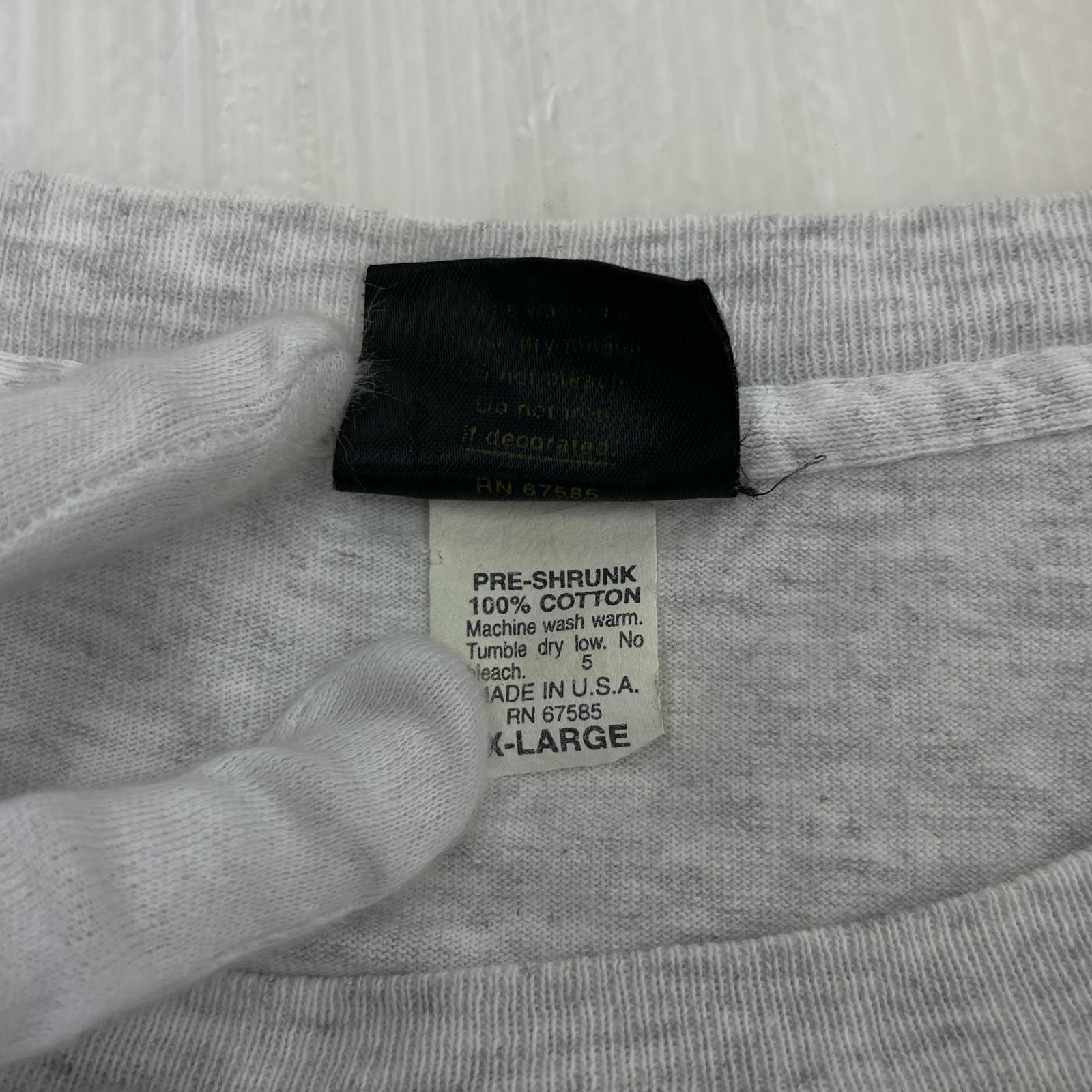 その他トップス 90s CHICAGO BULLS Changes No.1 両面プリントTee XL GRY グレー