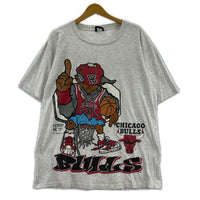その他トップス 90s CHICAGO BULLS Changes No.1 両面プリントTee XL GRY グレー