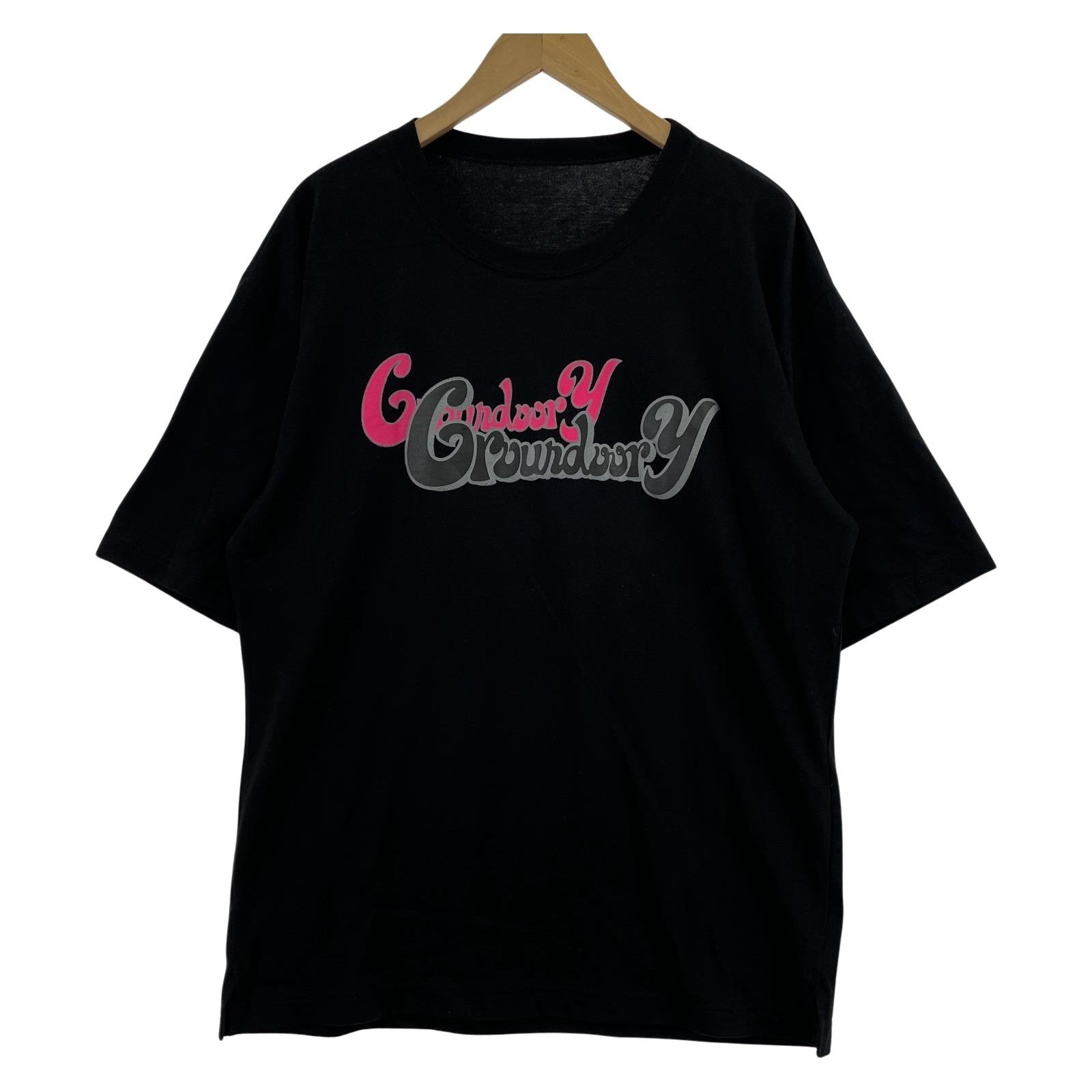 その他トップス Ground Y 23AW ロゴTEE L ブラック