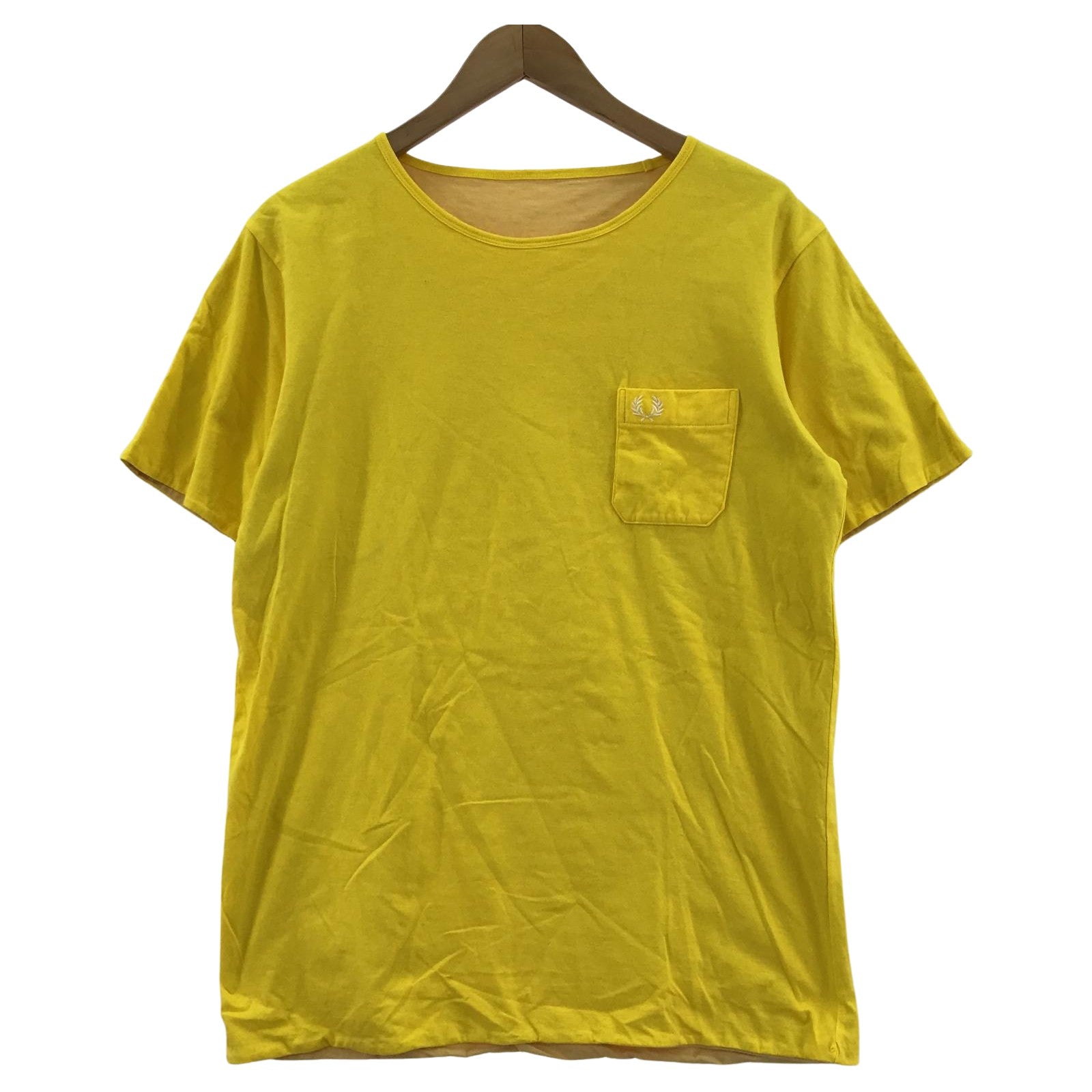 その他トップス FRED PERRY S/S リバーシブルカットソー s L イエロー