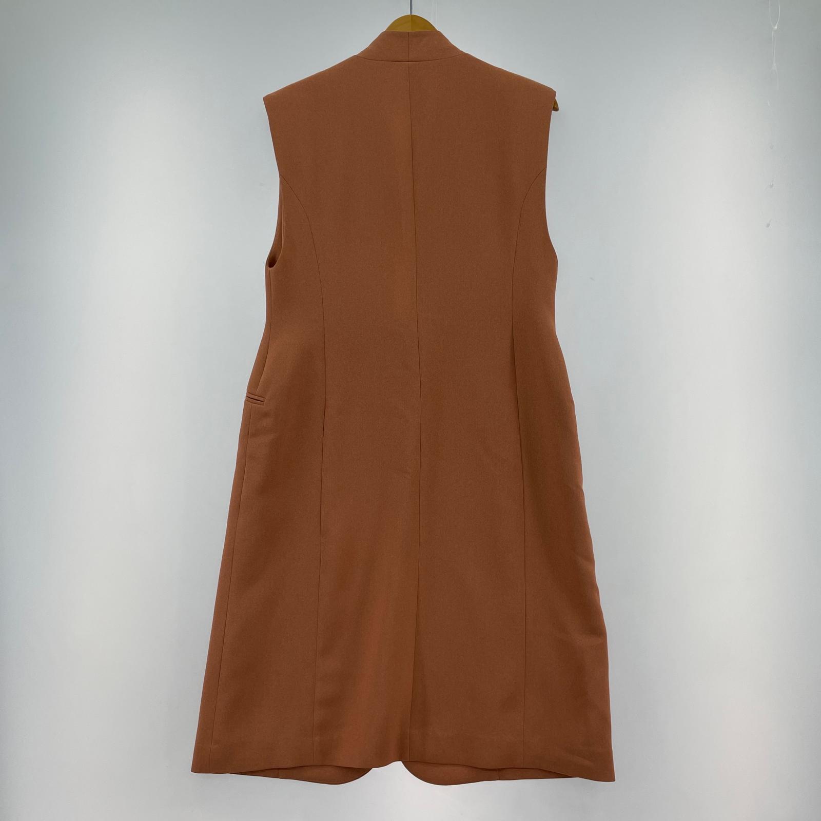 その他アウター AMERI WAVE COLLAR ANGULAR VEST S S ピンク