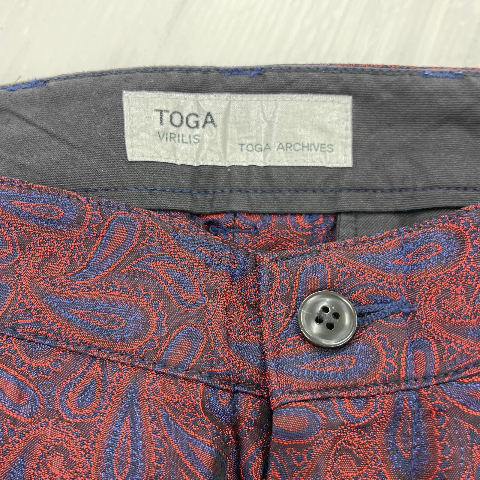その他ボトムス TOGA(VIRILIS)ペイズリージャガード ハ