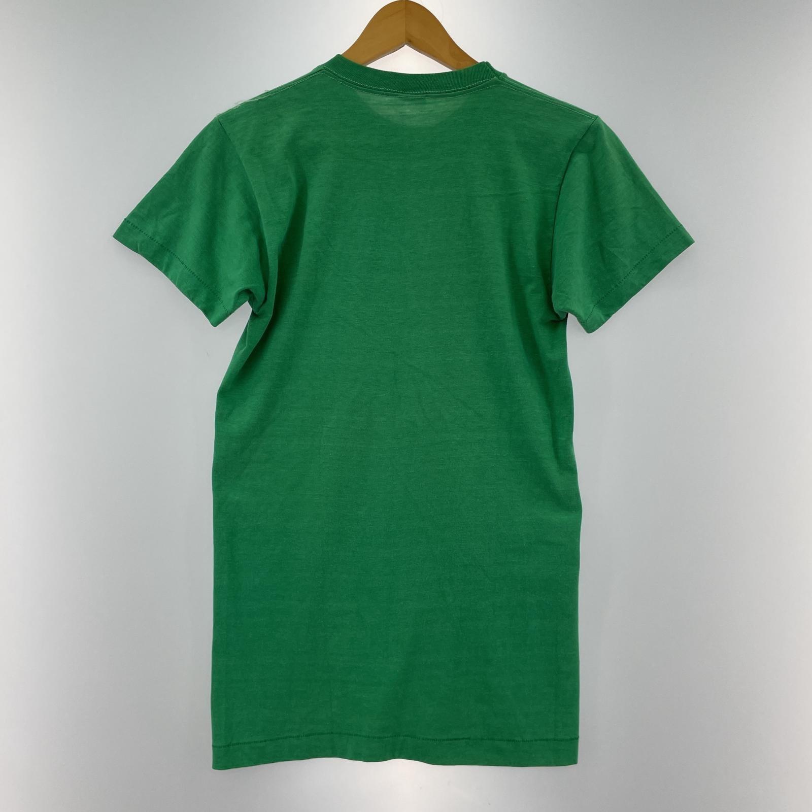 半袖Tシャツ 70s Champion バータグ USA製 Tシャツ 緑 (M) M グリーン