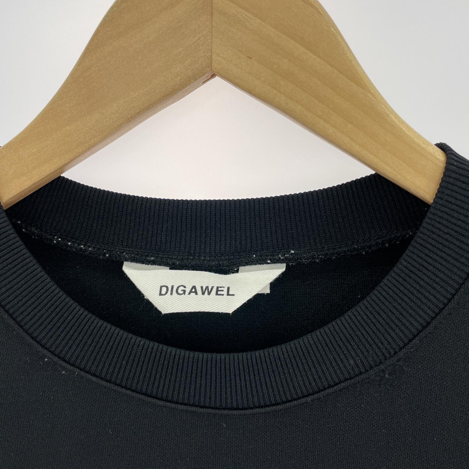 その他トップス DIGAWEL スウェット 黒 ブラック