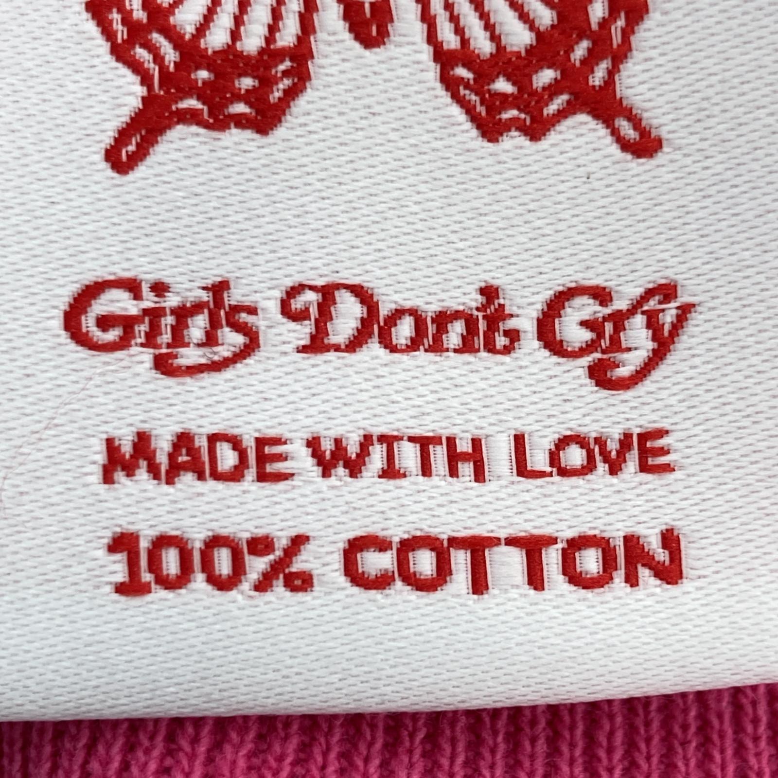 その他トップス Girl's Don't Cry ロゴ刺繍スウェット (XL) ピンク ピンク