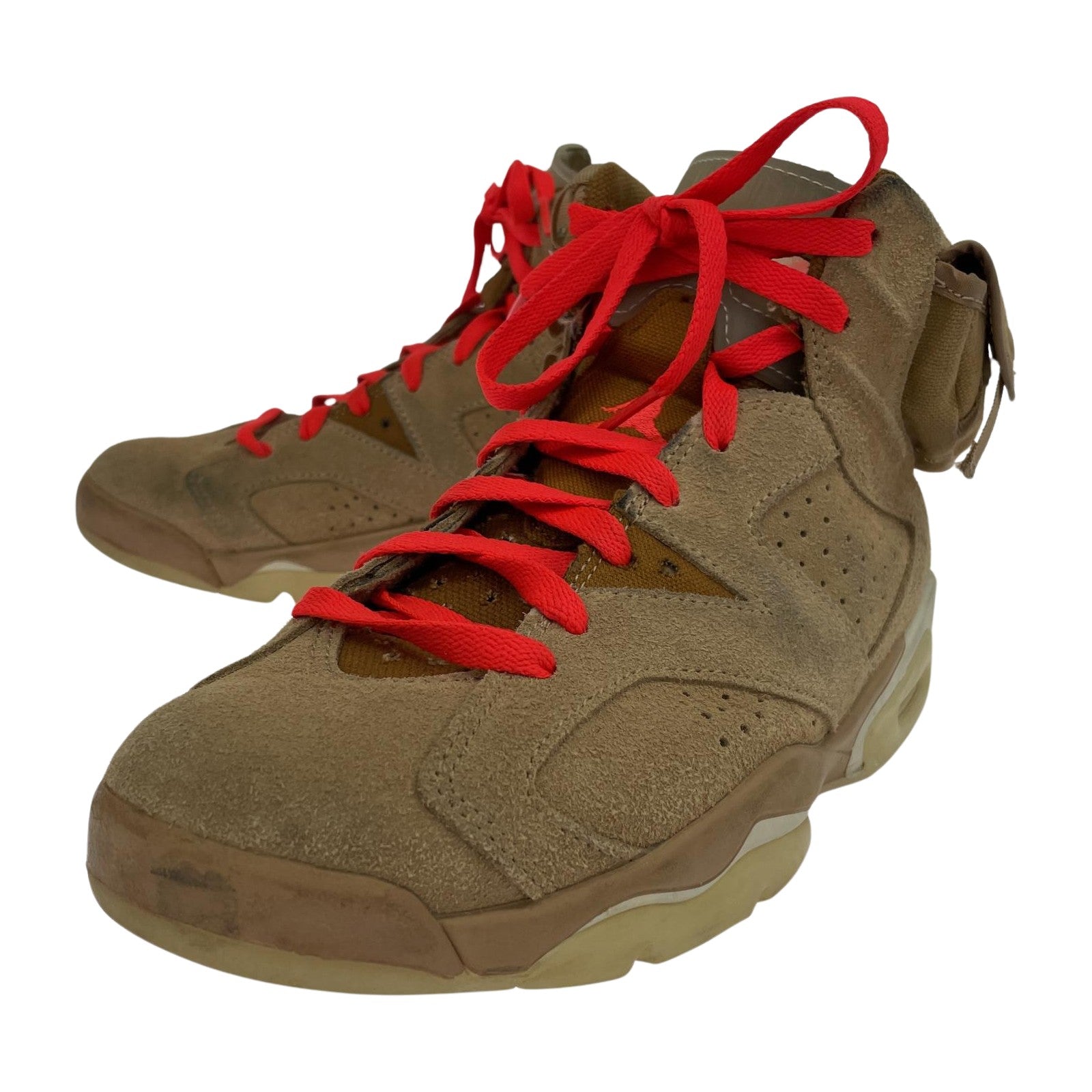 スニーカー Travis Scott × NIKE AIR JORDAN 6 26.0cm 26cm (US8 UK7 1/2 EU42) ブラウン