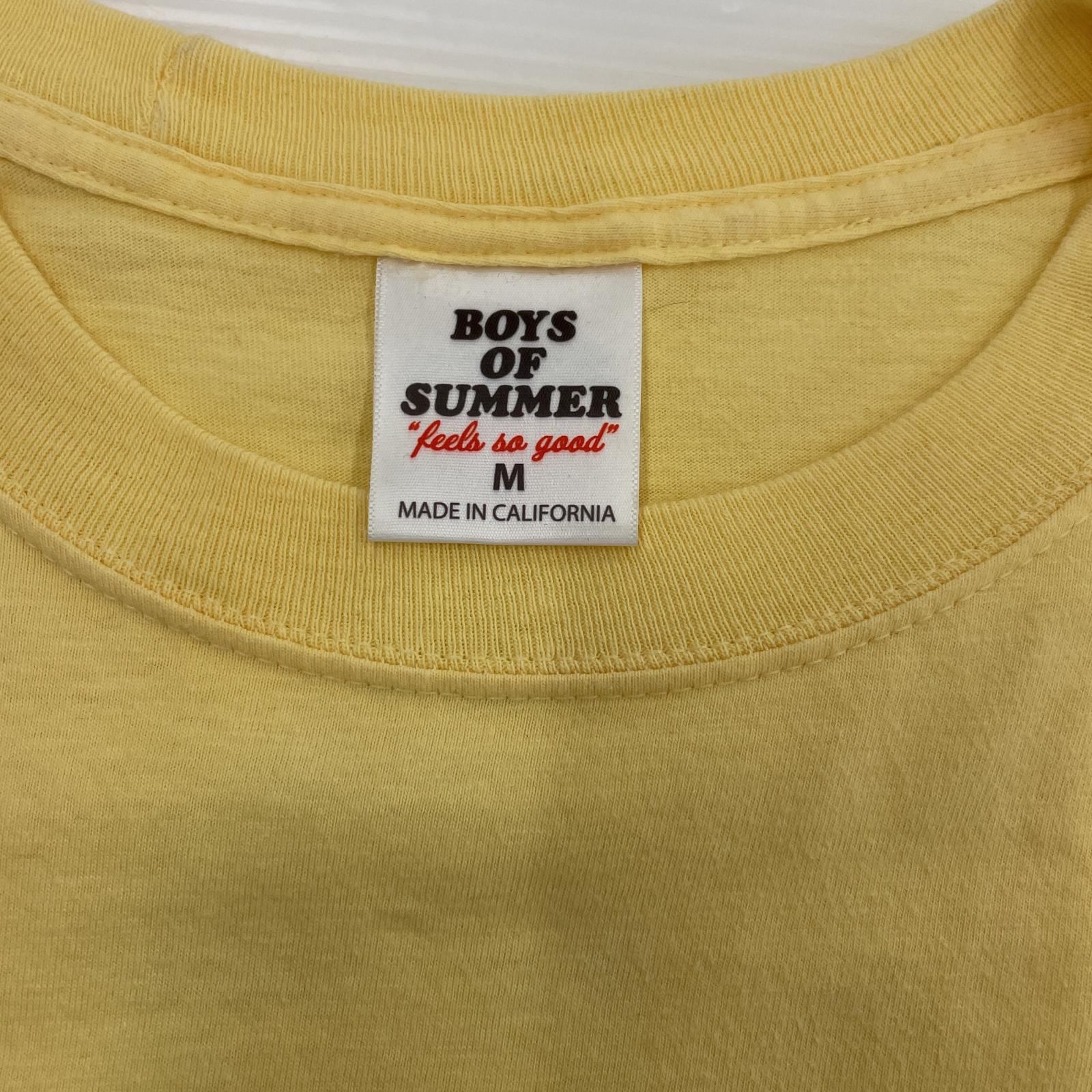 その他トップス BOYS OF SUMMER ピエロ プリント Tシャツ 黄 M M イエロー