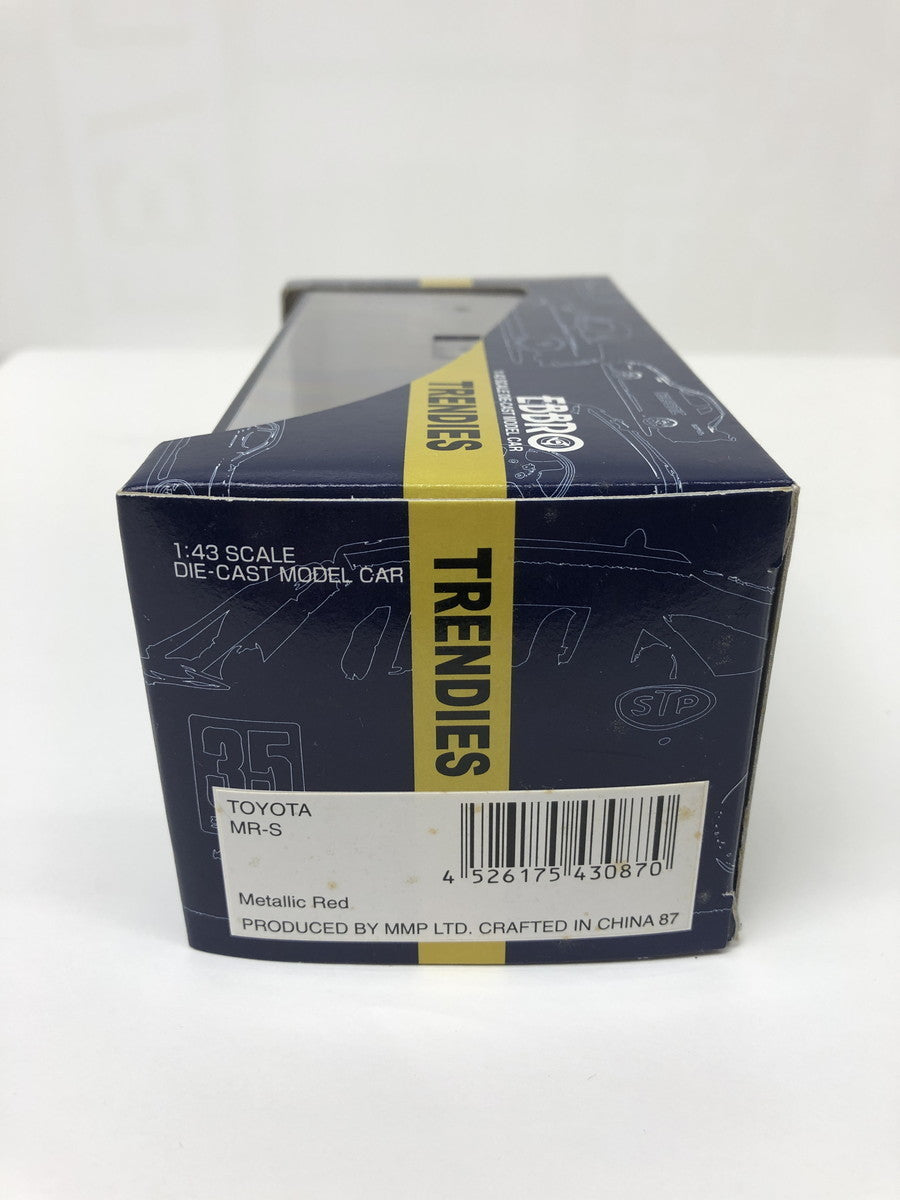 1/43 TOYOTA MR-S(メタリックレッド)? スケールカー