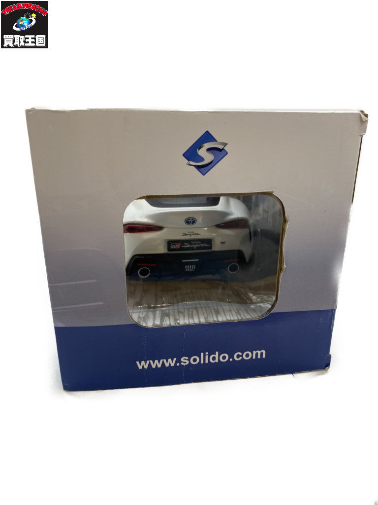 SOLIDO 1/18 TOYOTA GR Supra 2023 White スケールカー