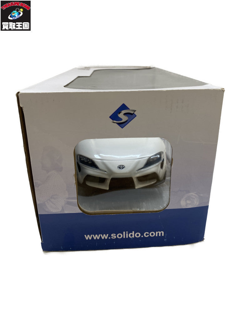 SOLIDO 1/18 TOYOTA GR Supra 2023 White スケールカー