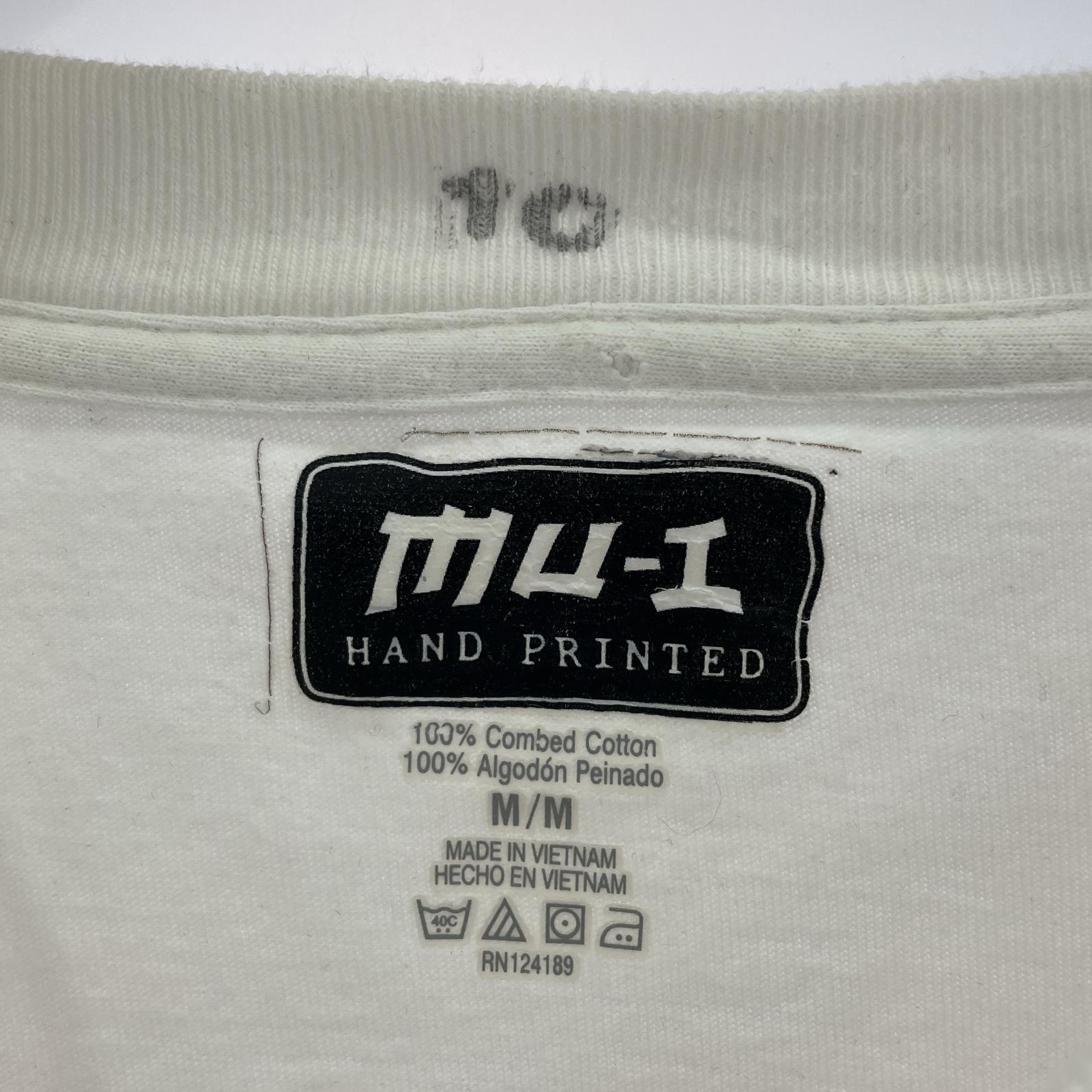 その他トップス mu-i HAND PRINTED DAFT PUNK EPILOGUE Tシャツ(M) ホワイト M ホワイト