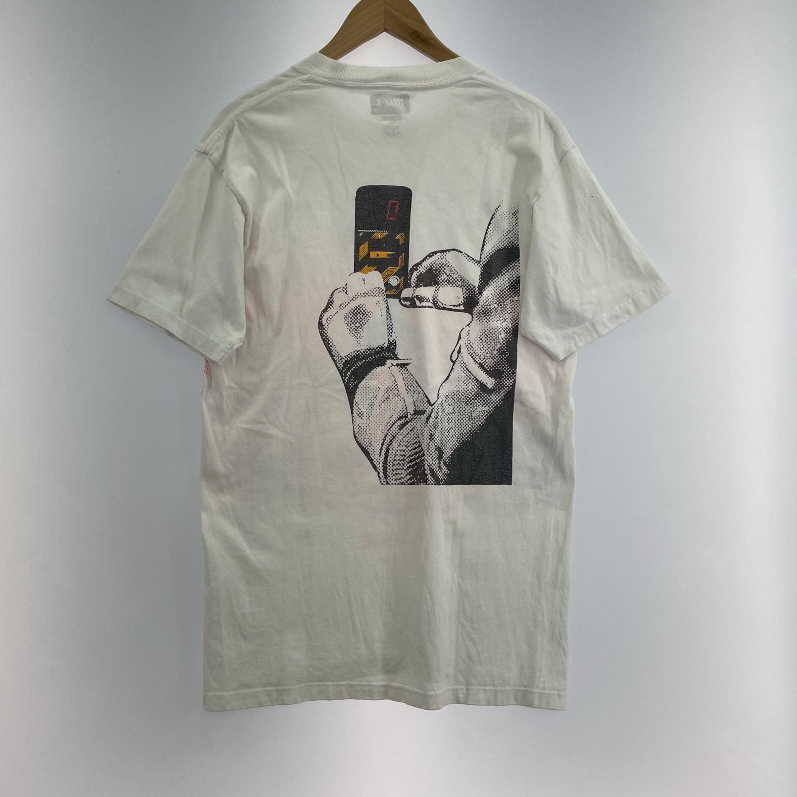 その他トップス mu-i HAND PRINTED DAFT PUNK EPILOGUE Tシャツ(M) ホワイト M ホワイト
