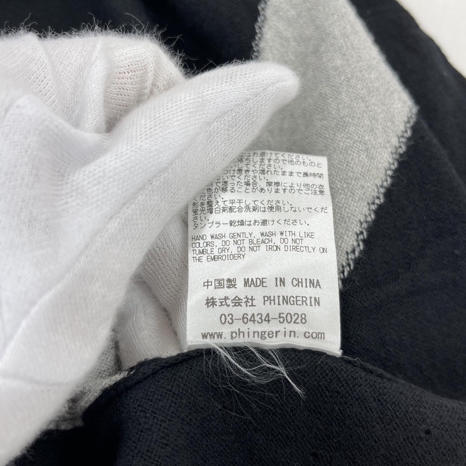 その他トップス PHINGERIN STROKE KNIT TEE XL カ ブラック