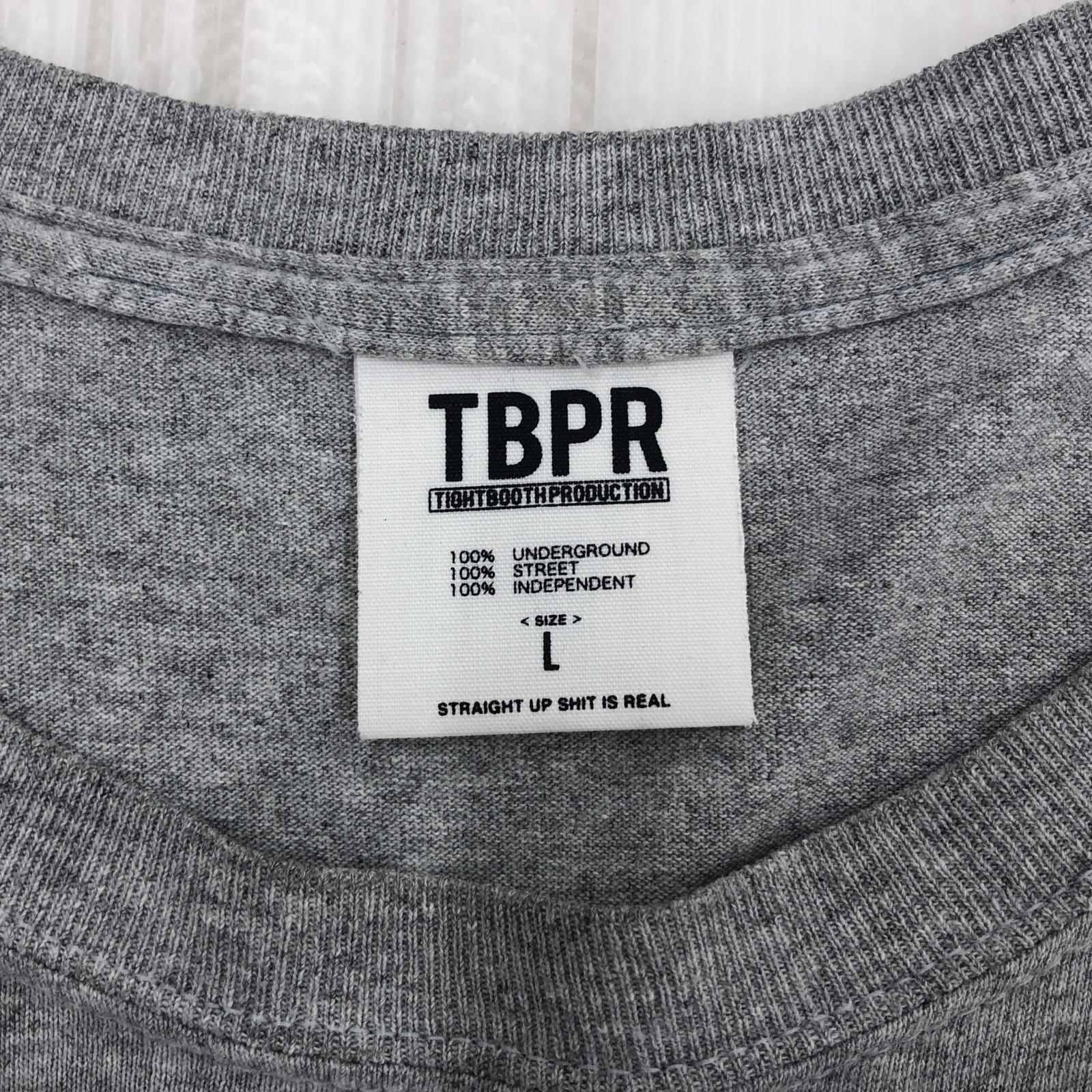 その他トップス TIGHTBOOTH S/S TEE L L グレー
