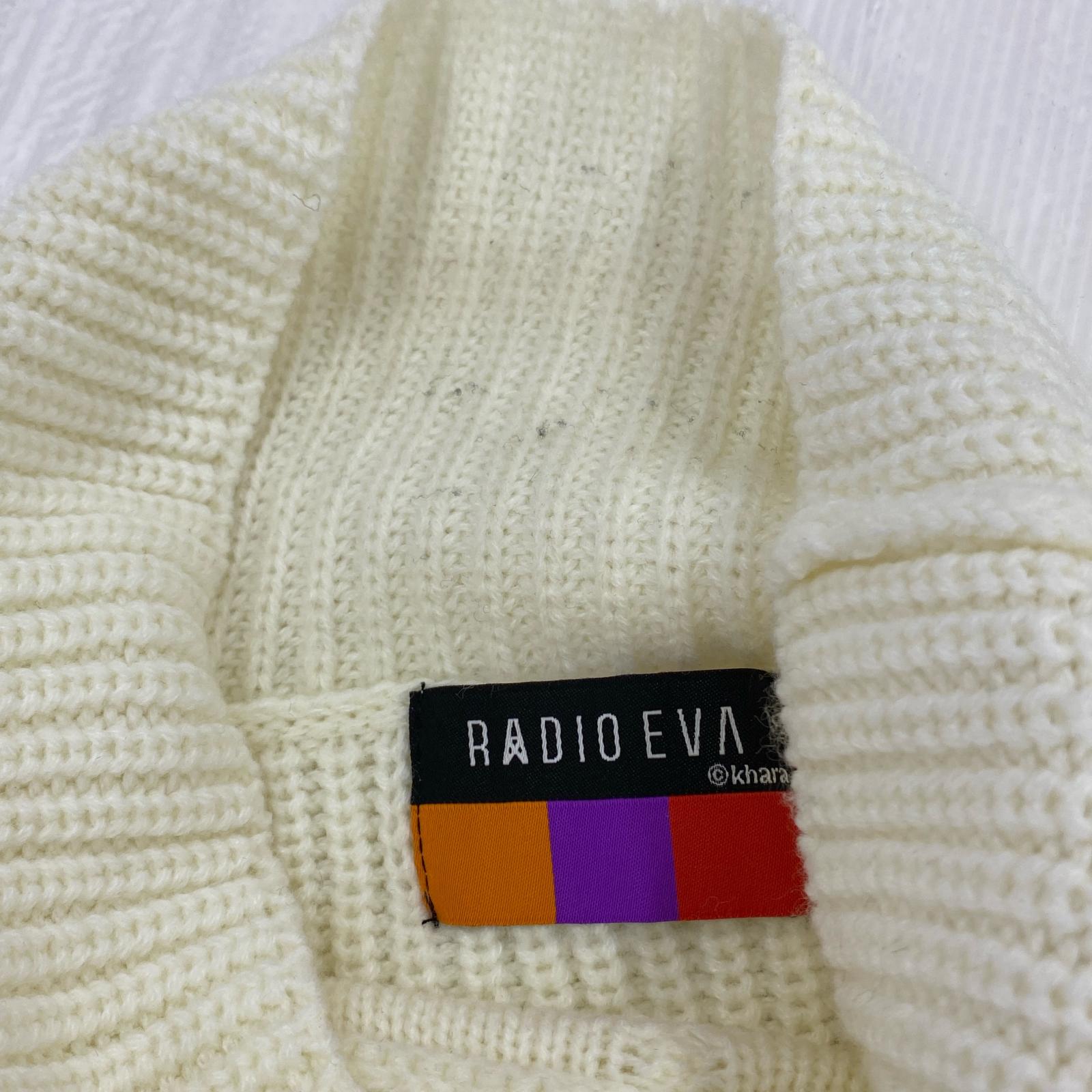 その他トップス RADIO EVE タートルニットセーター 白 L ホワイト