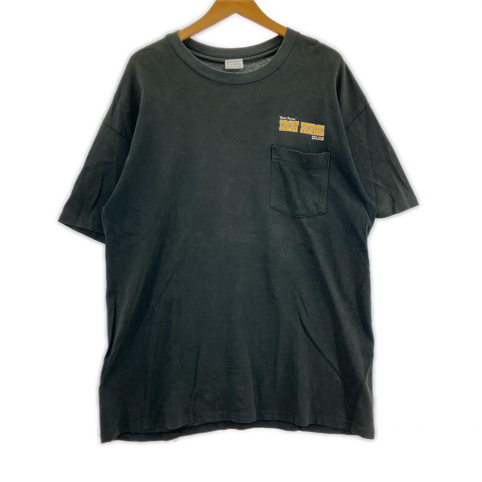 その他トップス anvil 90s IRON HORSE SSカットソー X ブラック