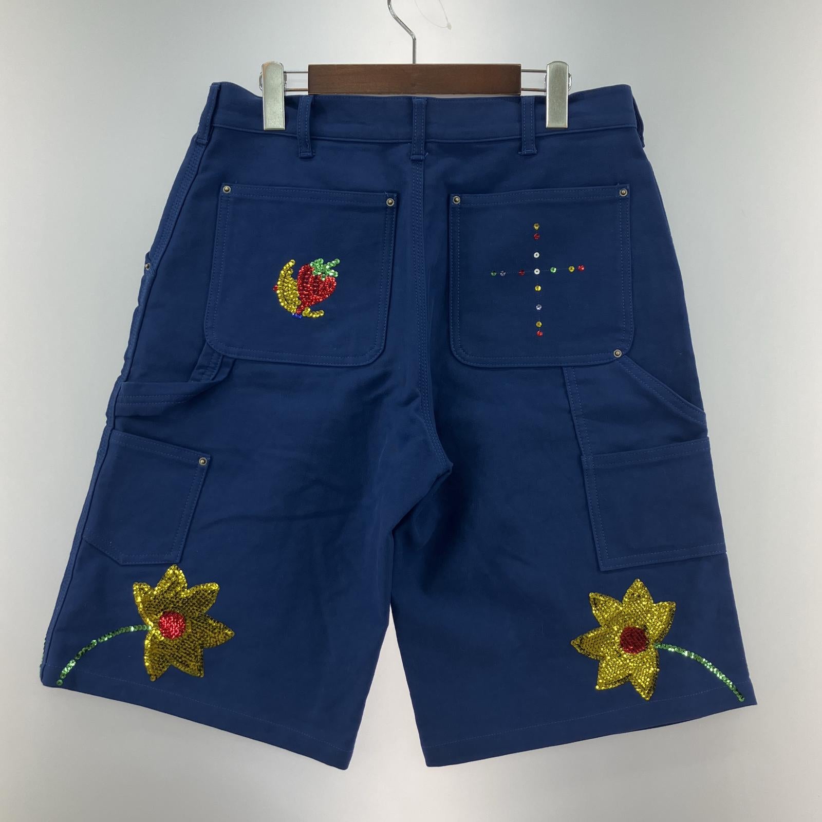 その他ボトムス sky high farm ペインターショーツ 青 (M) M