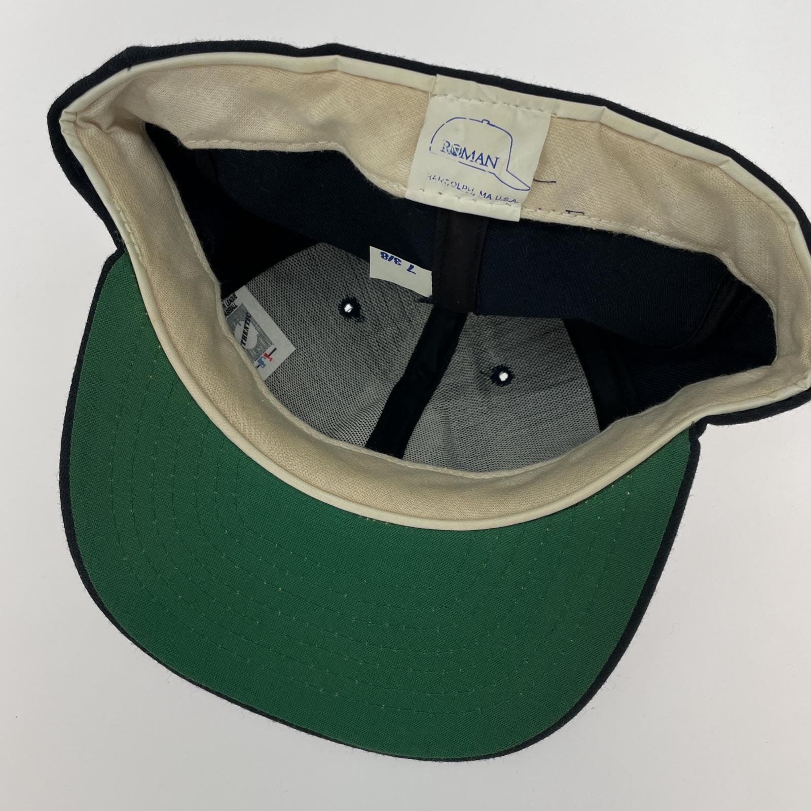 その他帽子 VINTAGE 80S NEW ERA ROMANタグ 青白 ツバ裏緑