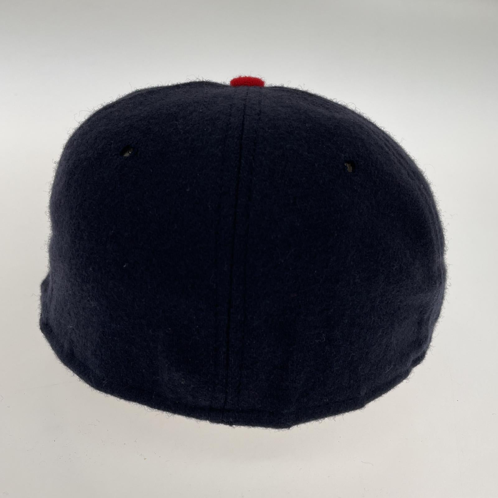 その他帽子 VINTAGE 80S NEW ERA ROMANタグ 青白 ツバ裏緑