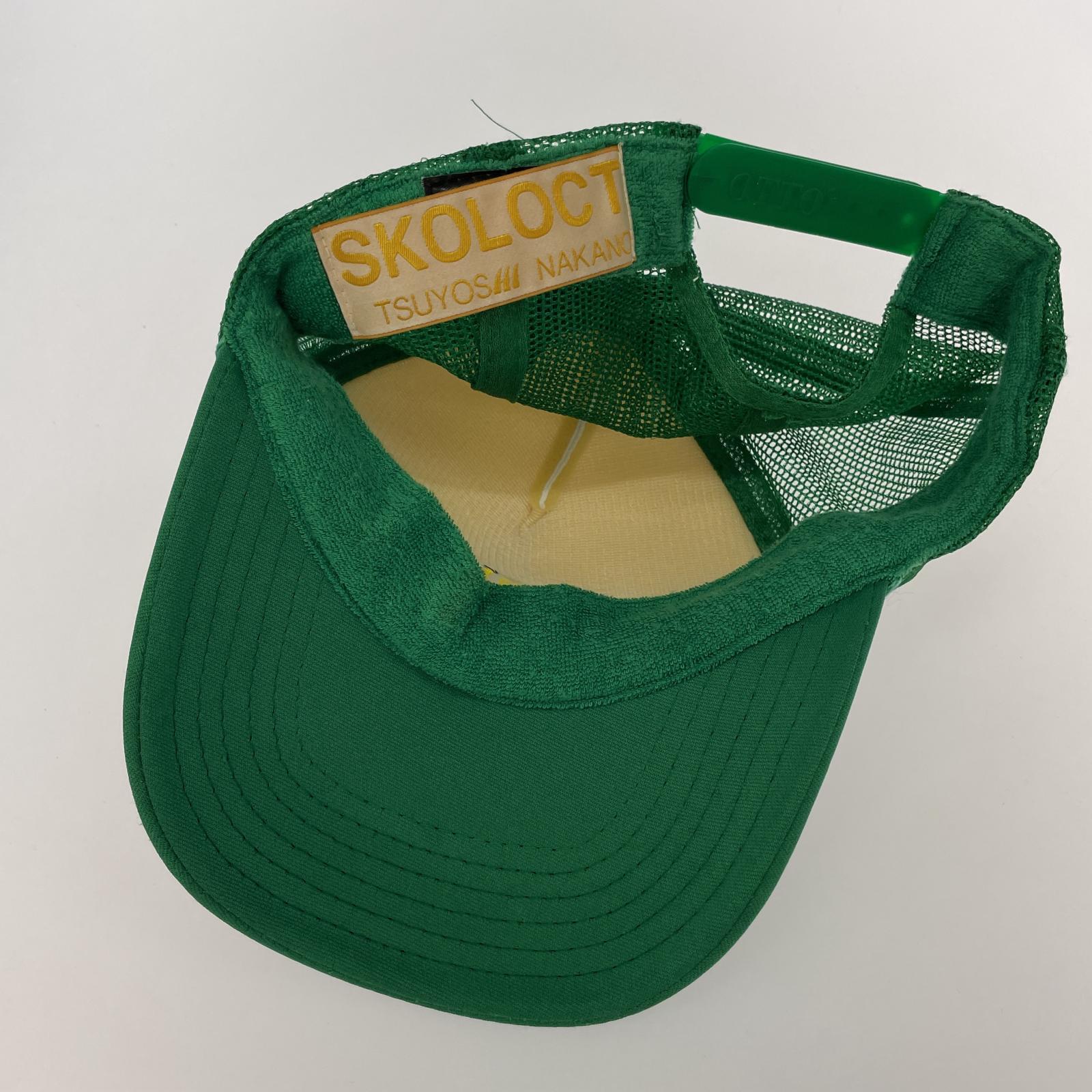 その他帽子 SKOLOCT メッシュキャップ グリーン グリーン