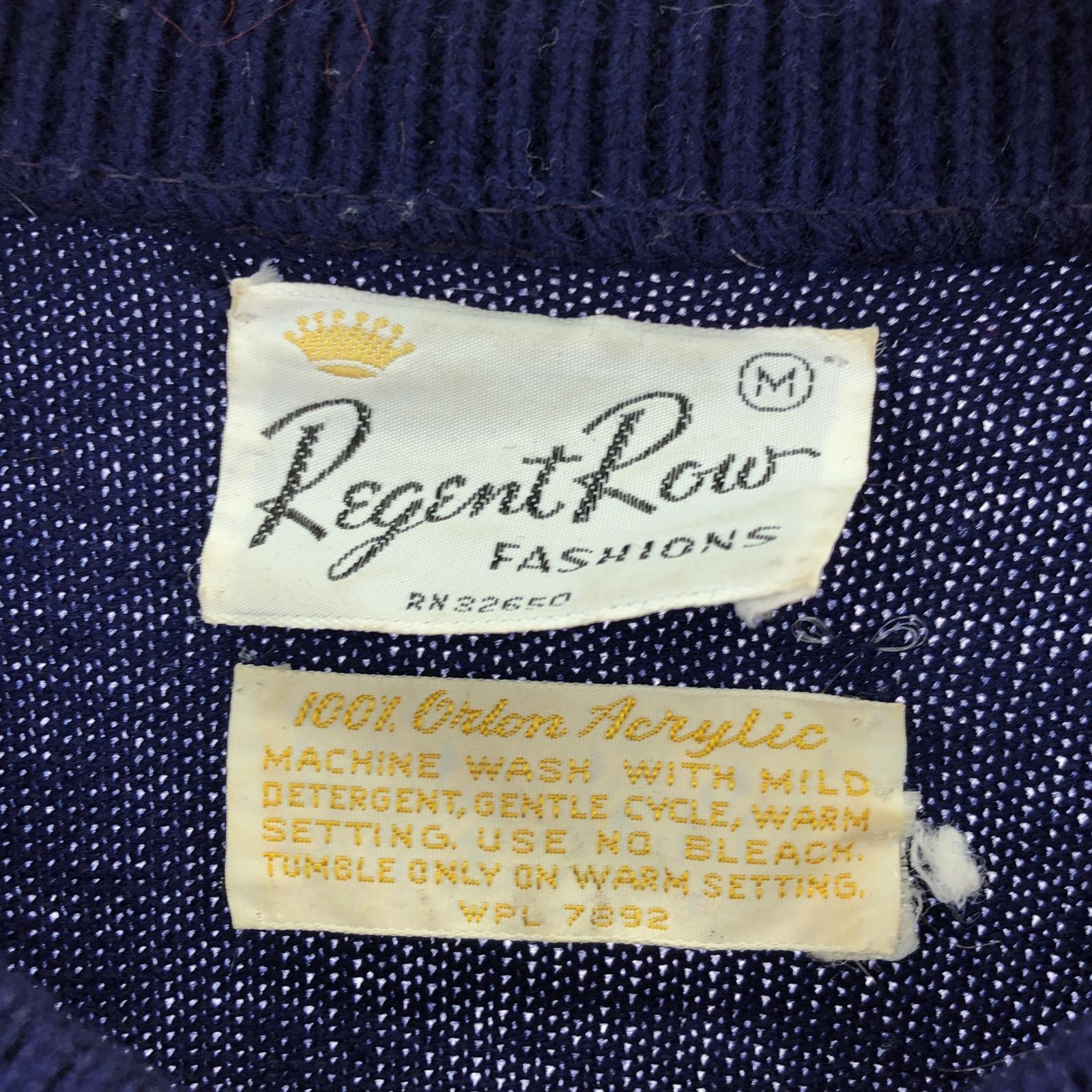 その他トップス Regent Row 70s タイルチェックニット M M