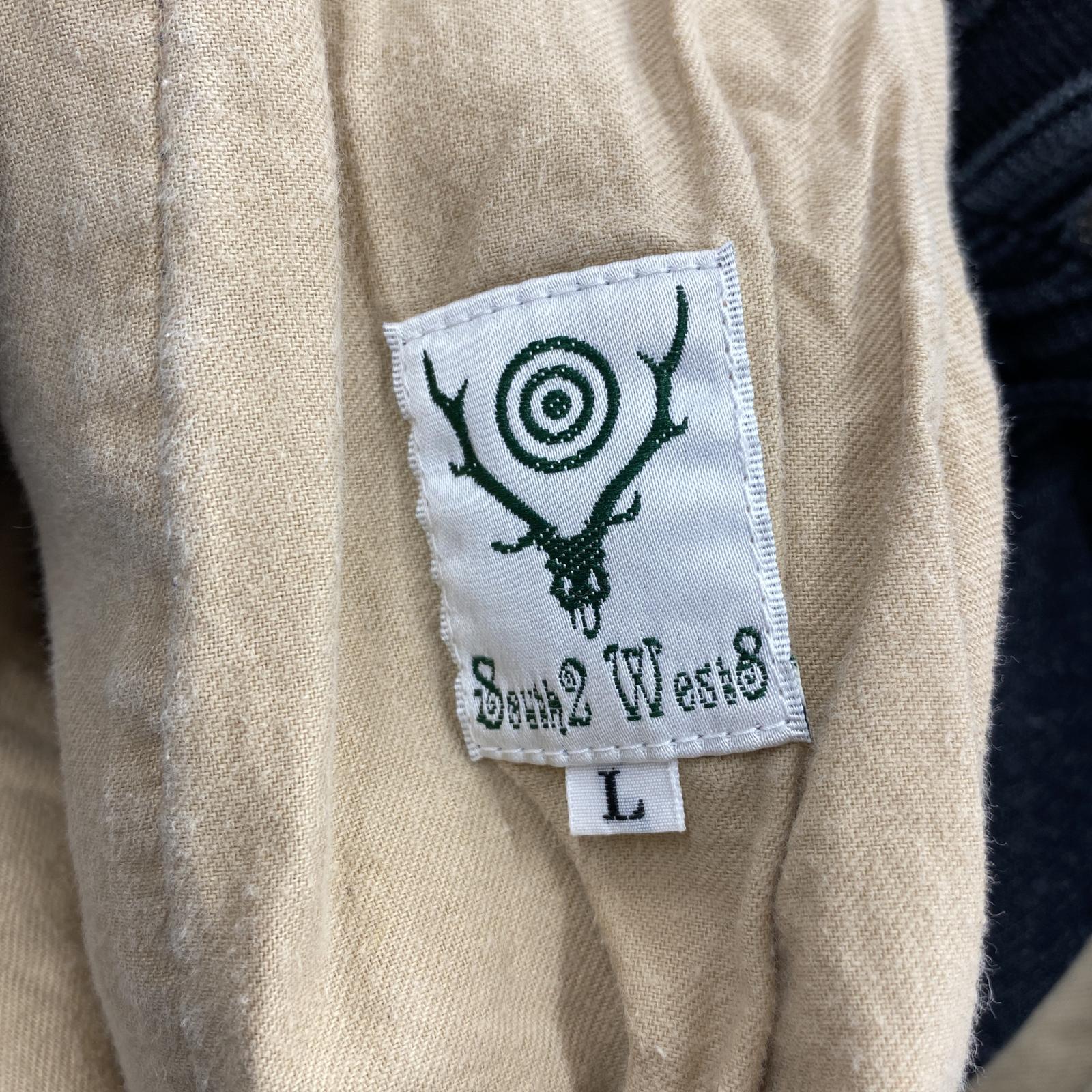 その他ボトムス South2 West8 サイドライン コーデュロイパンツ L ブラック L ブラック
