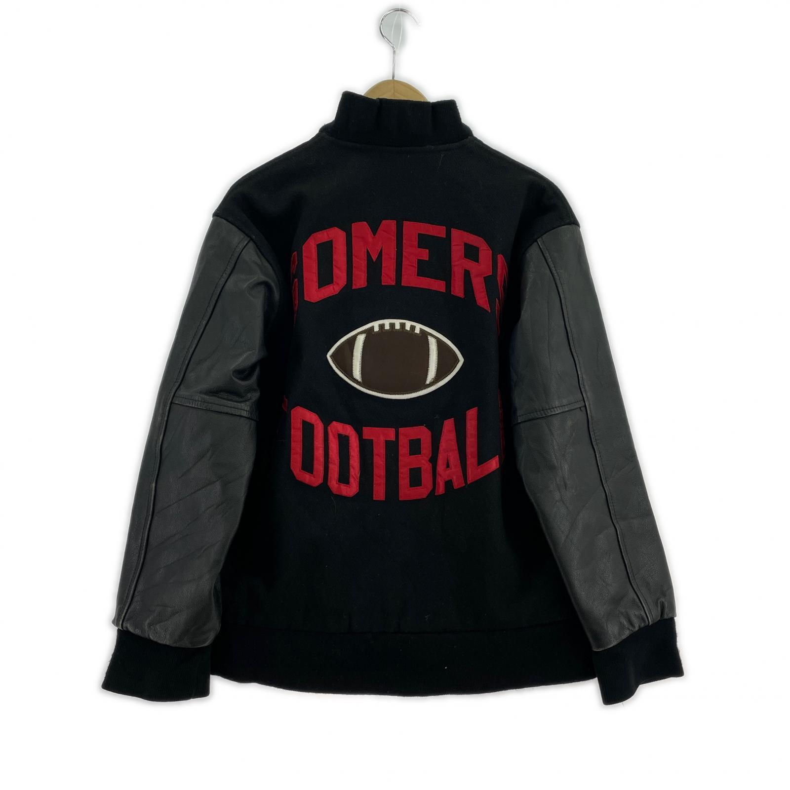 その他アウター 90s Game Sportwear ウール Genuine Leather スタジャン (XS) ブラック