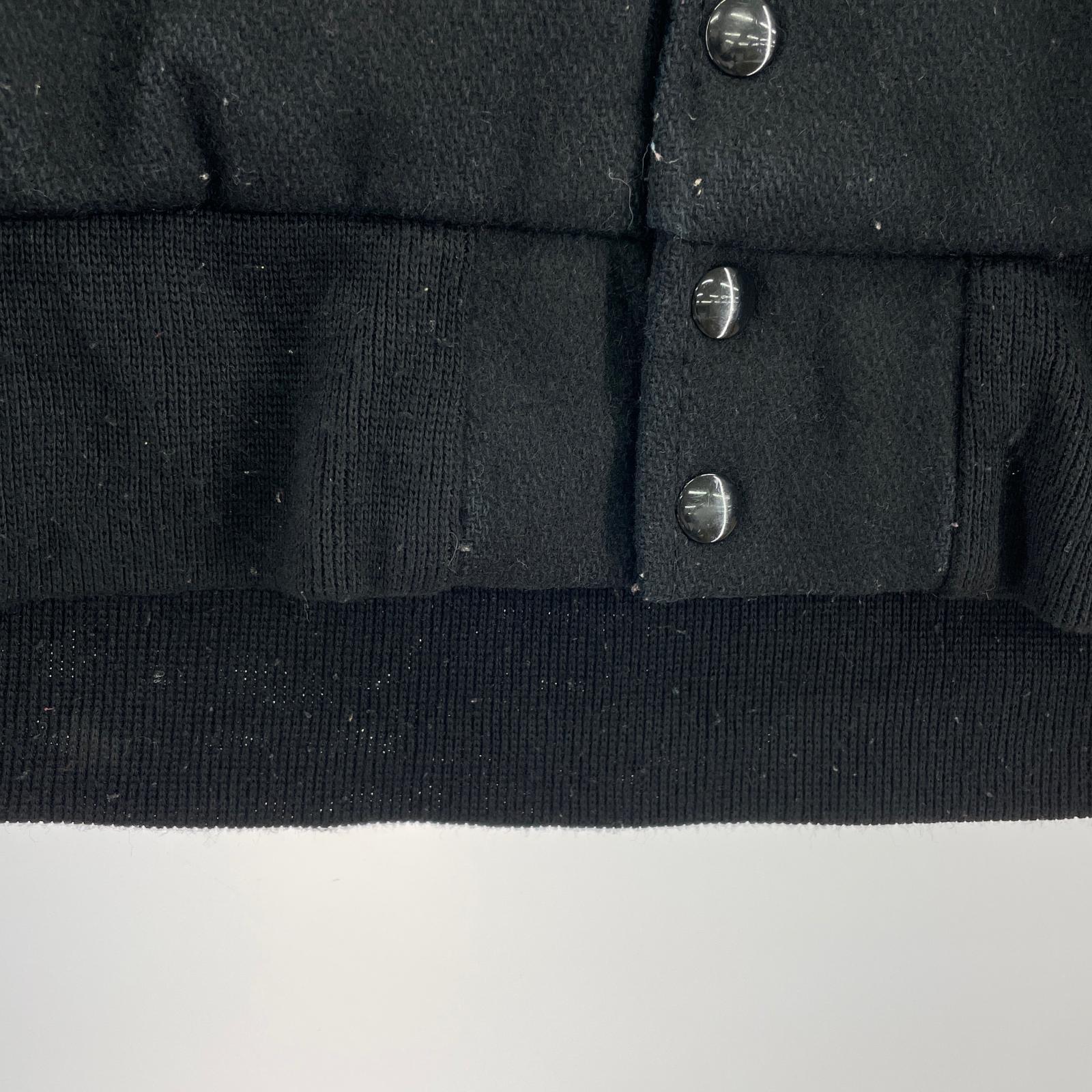 その他アウター 90s Game Sportwear ウール Genuine Leather スタジャン (XS) ブラック