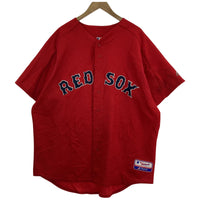 その他トップス OLD・VINTAGE RED SOX/USA製/ゲームシャツ XL レッド