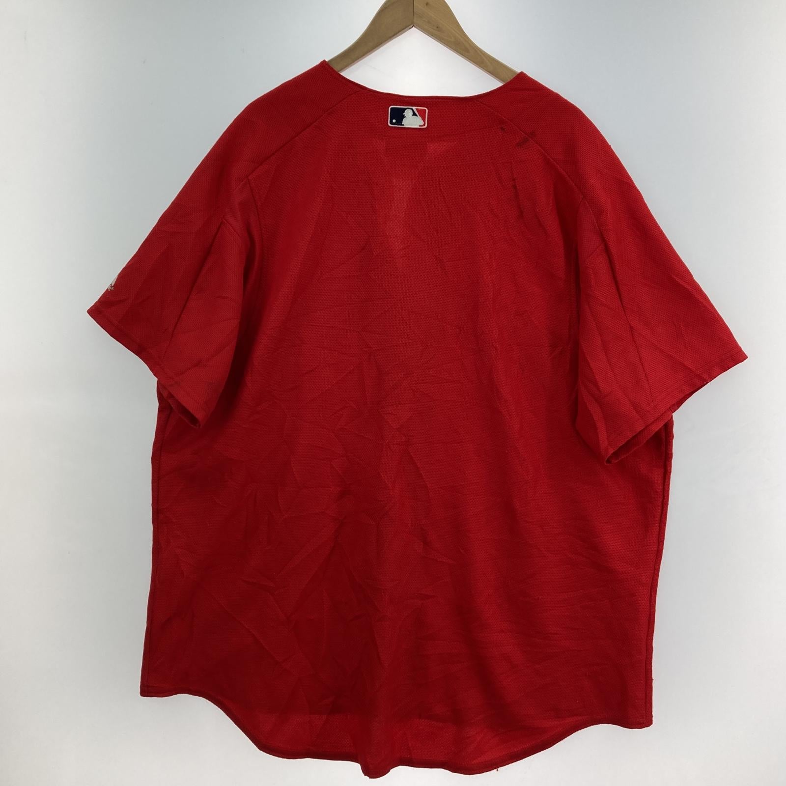 その他トップス OLD・VINTAGE RED SOX/USA製/ゲームシャツ XL レッド