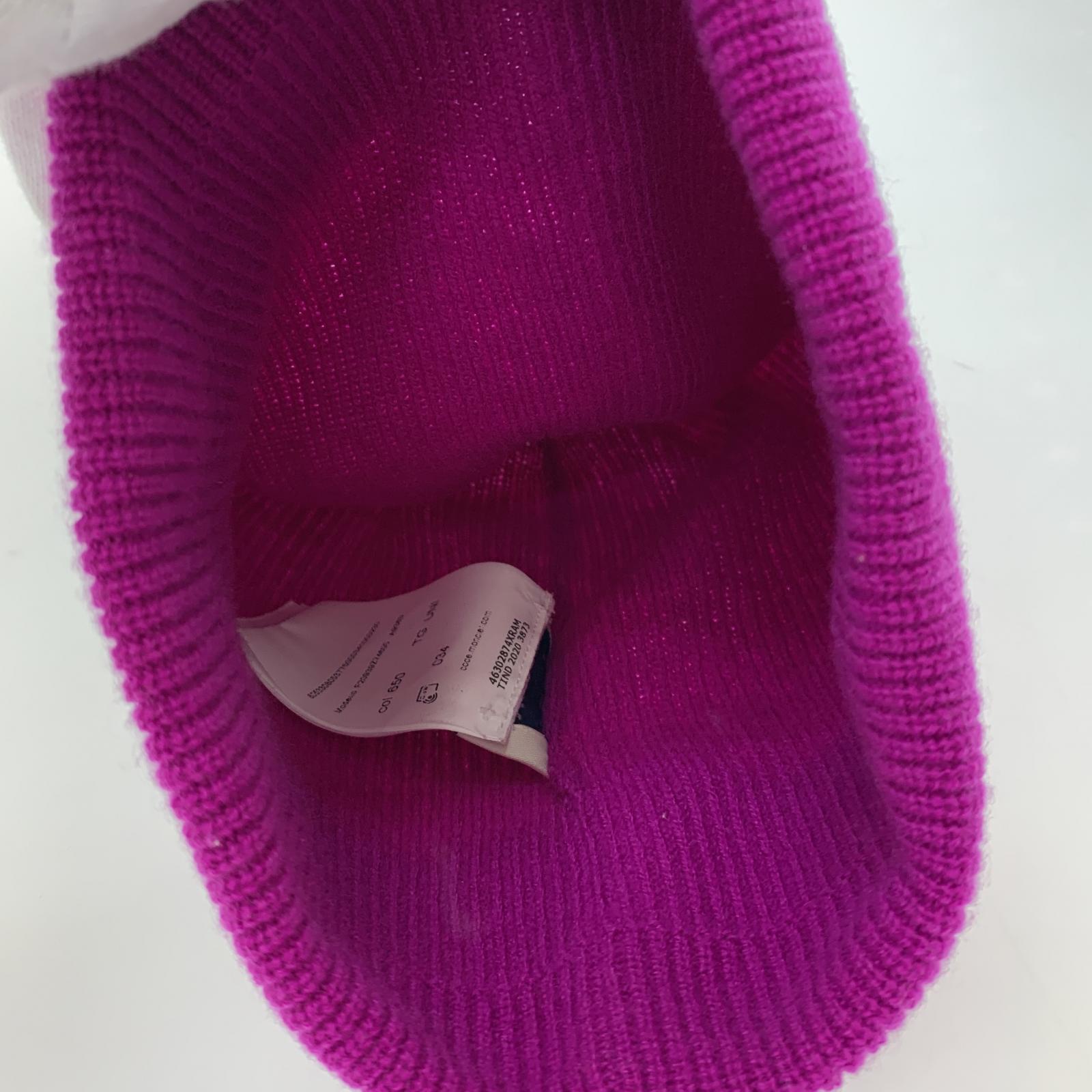 その他帽子 MONCLER BERRETTO TRICOT ビーニー パープル パープル