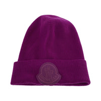 その他帽子 MONCLER BERRETTO TRICOT ビーニー パープル パープル
