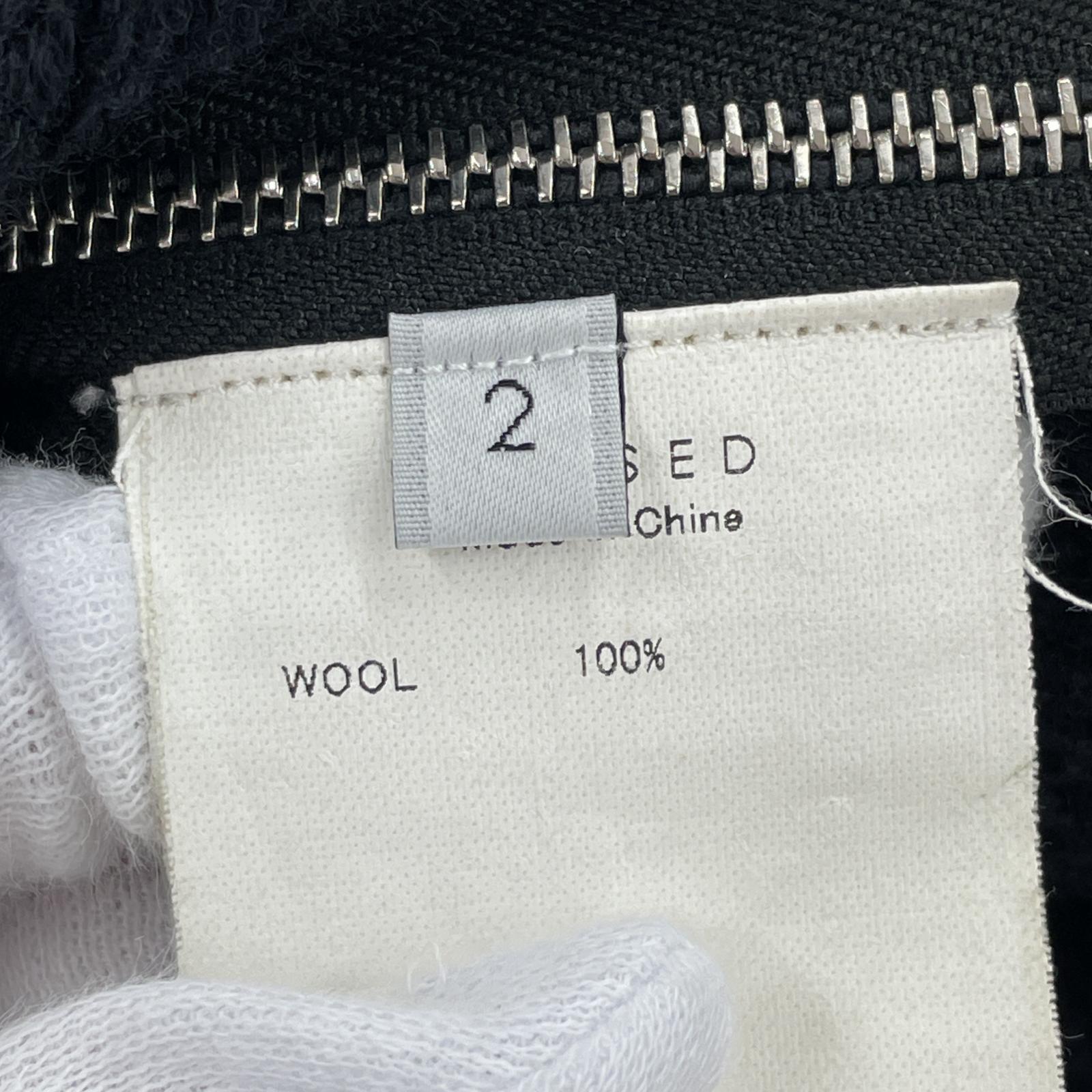その他トップス UNUSED 18AW V NECK KNIT VEST ニットベスト 2 ブラック