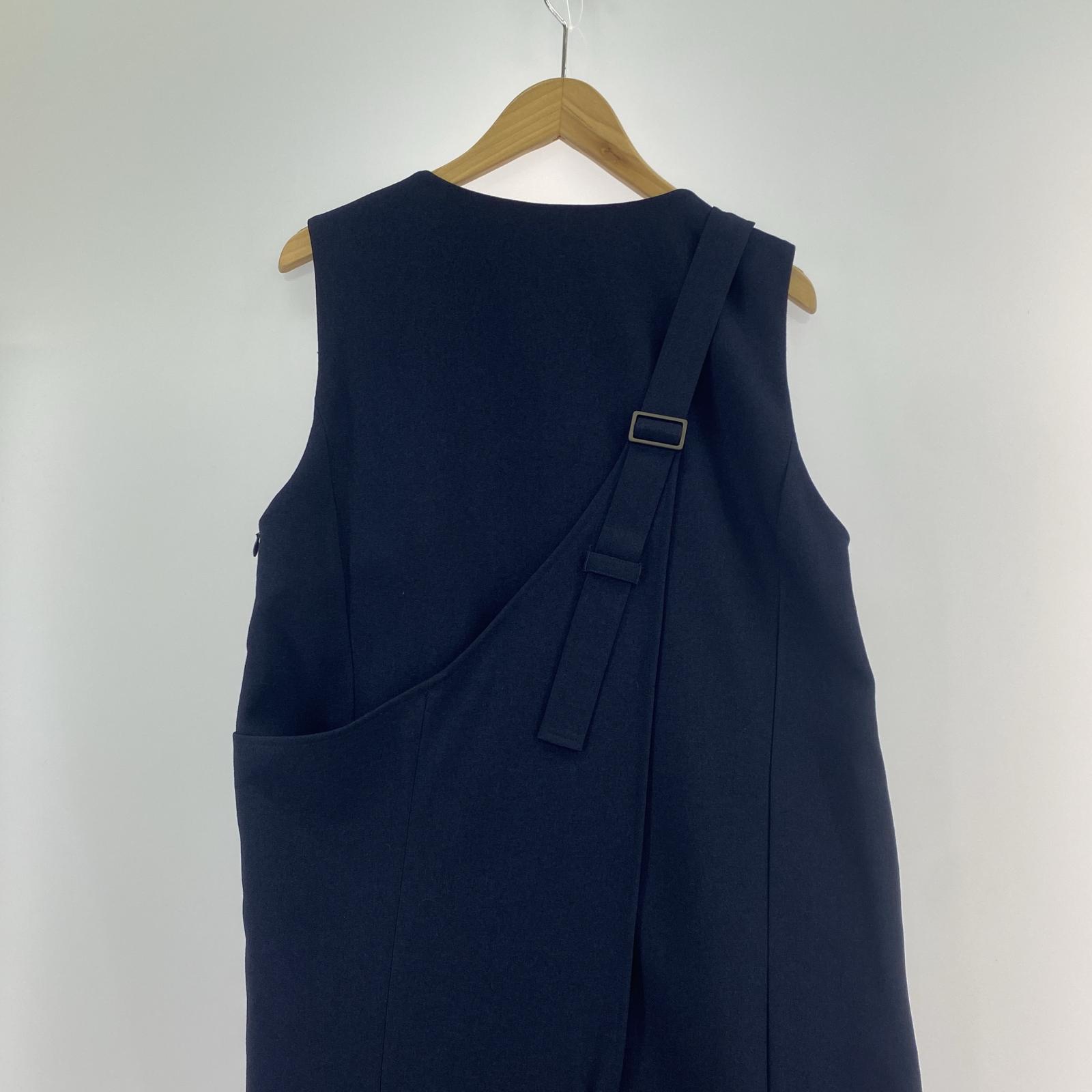 ワンピース ZUCCa PEサージワンピース/ネイビー M
