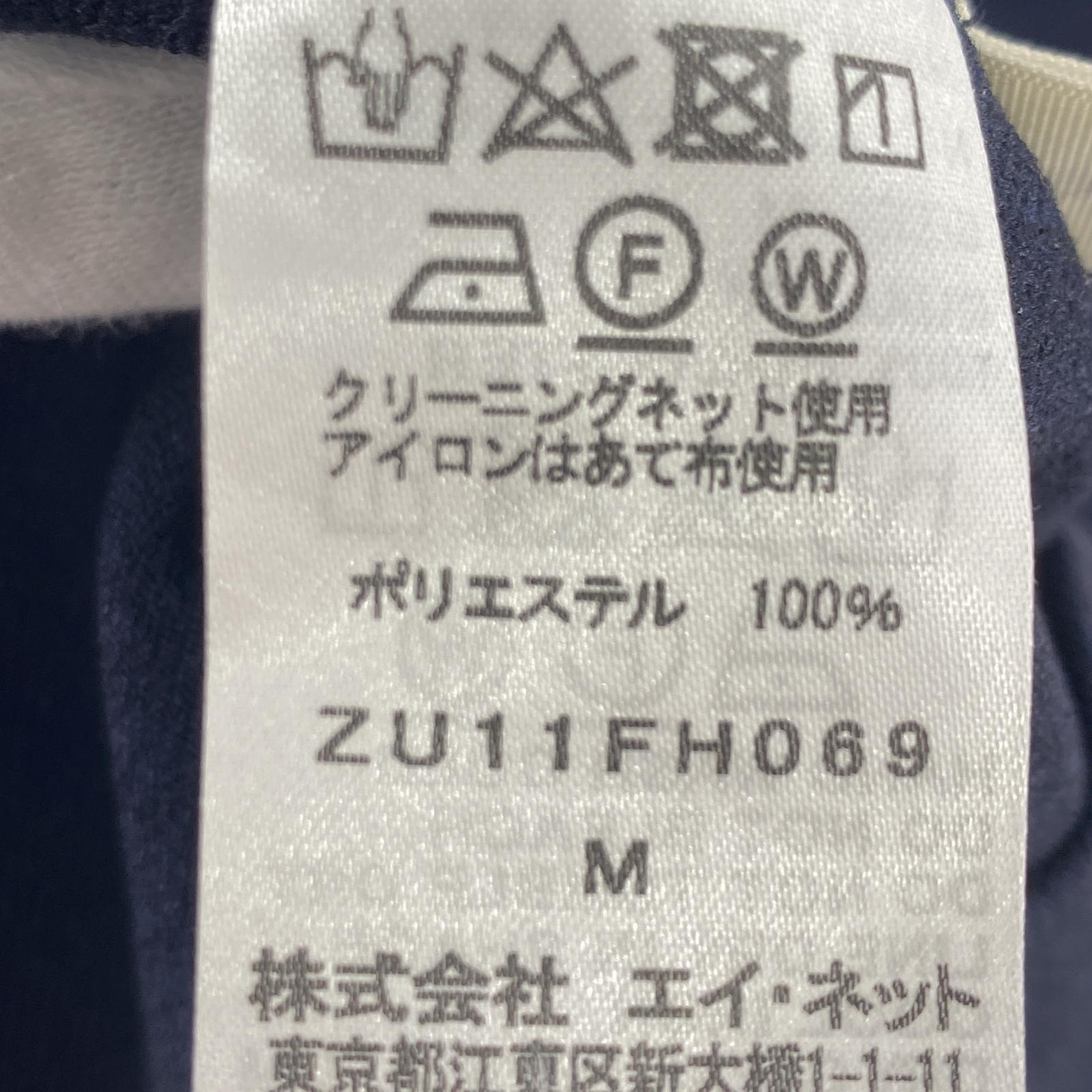 ワンピース ZUCCa PEサージワンピース/ネイビー M