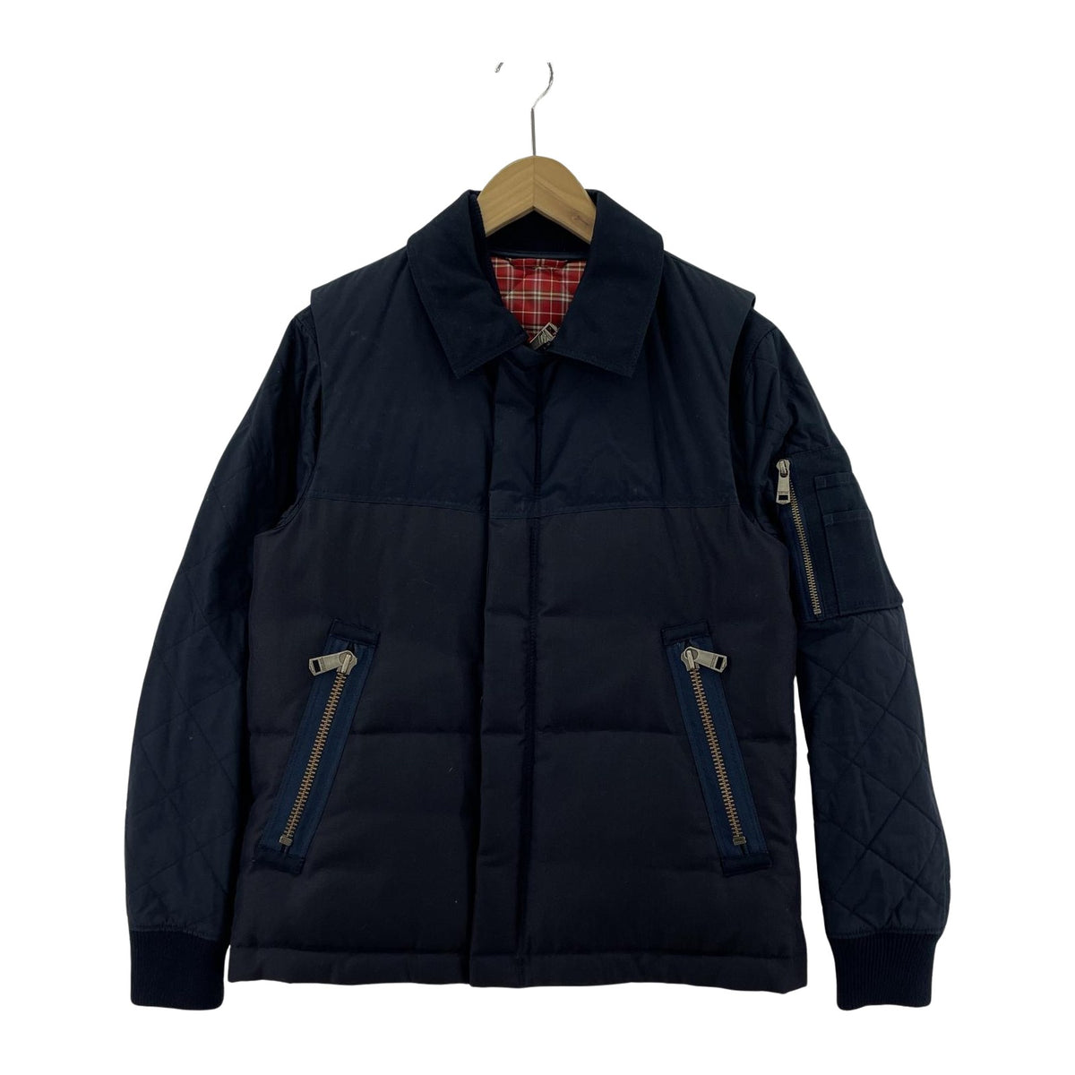 その他アウター BURBERRY BLACK LABEL/ダウンベスト/中綿キルティングジャケット/NYV M ネイビー