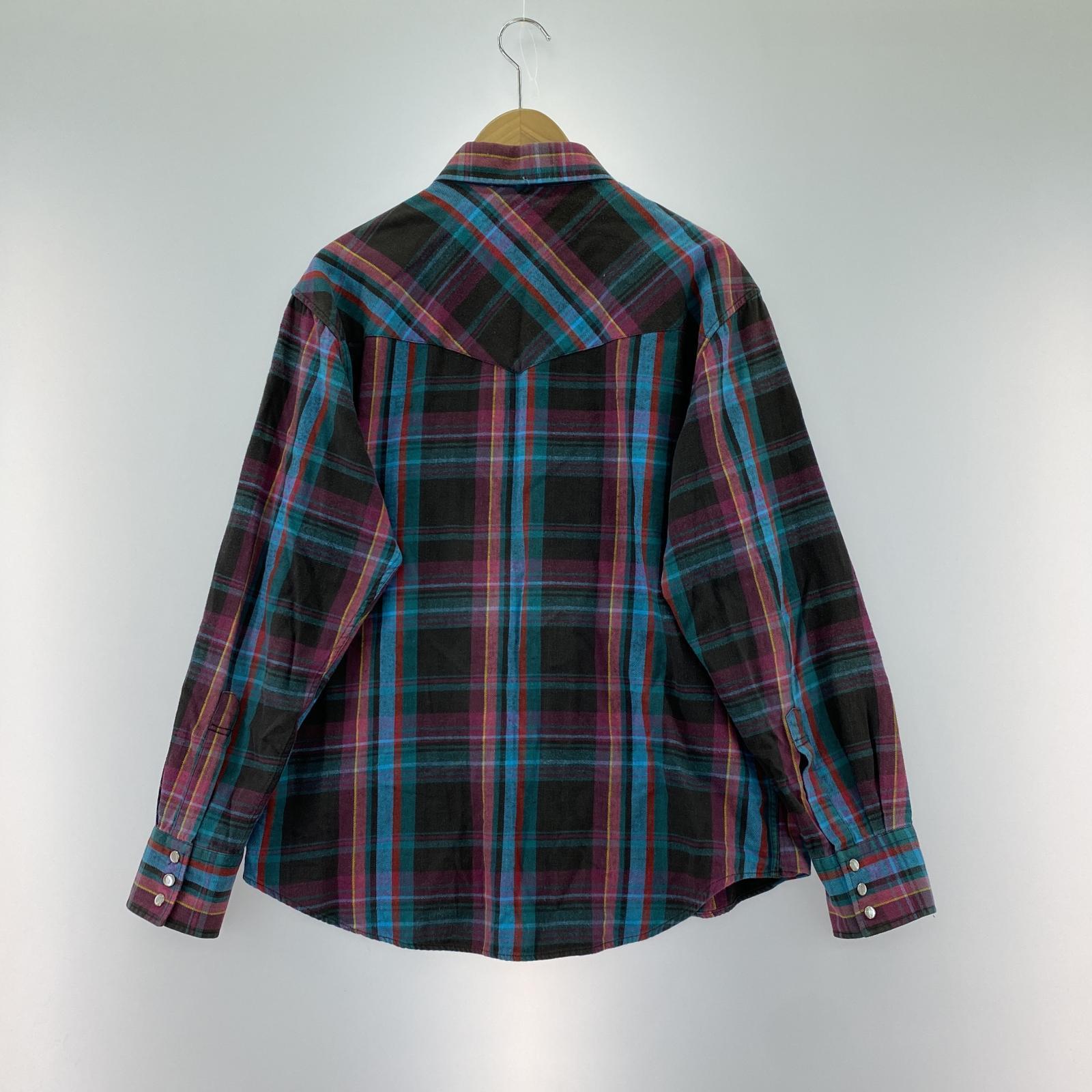 長袖シャツ OLD・VINTAGE BULC MOUNTAIN 90s/チェックシャツ L L