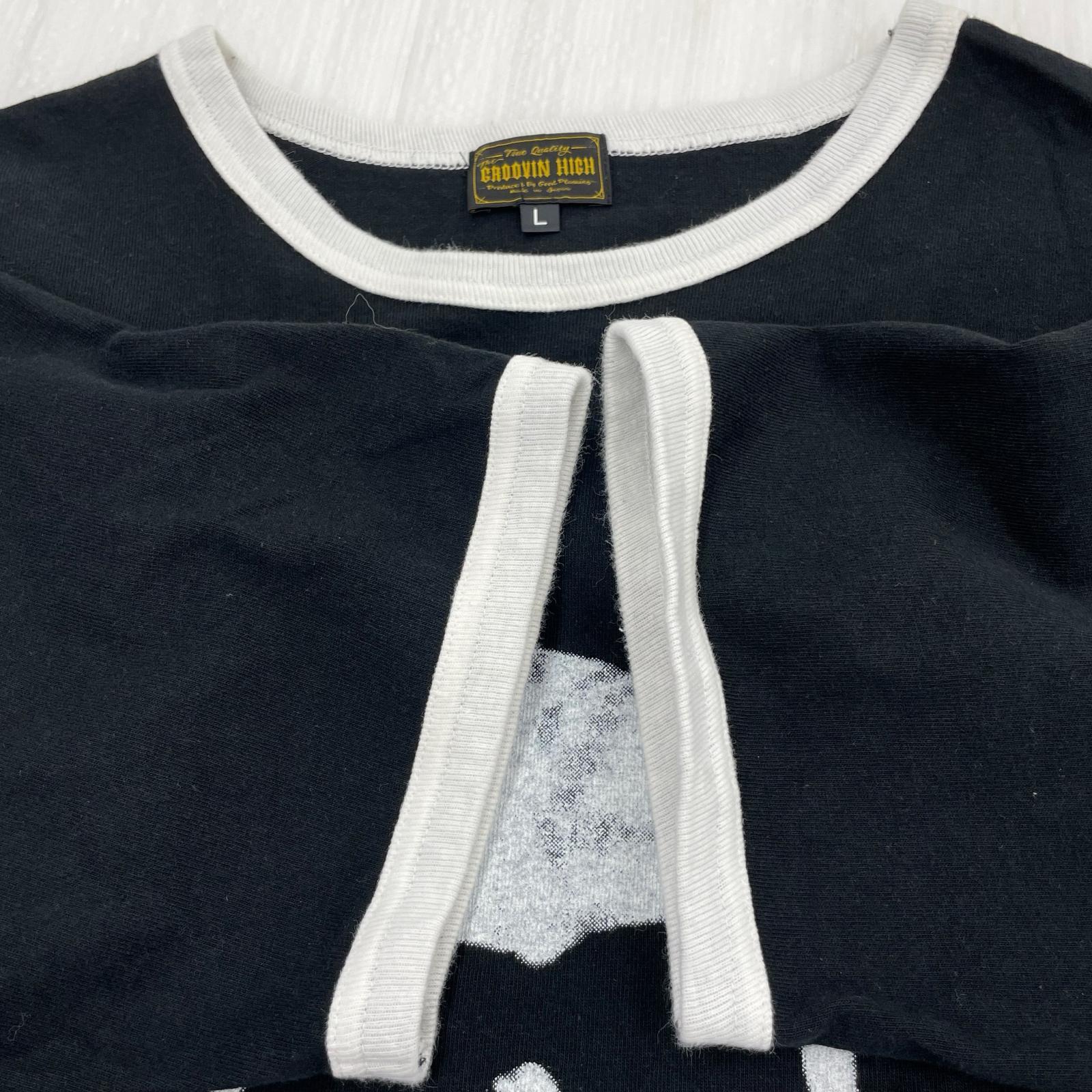 その他トップス THE GROOVIN HIGH S/Sリンガーカットソー (L) L ブラック
