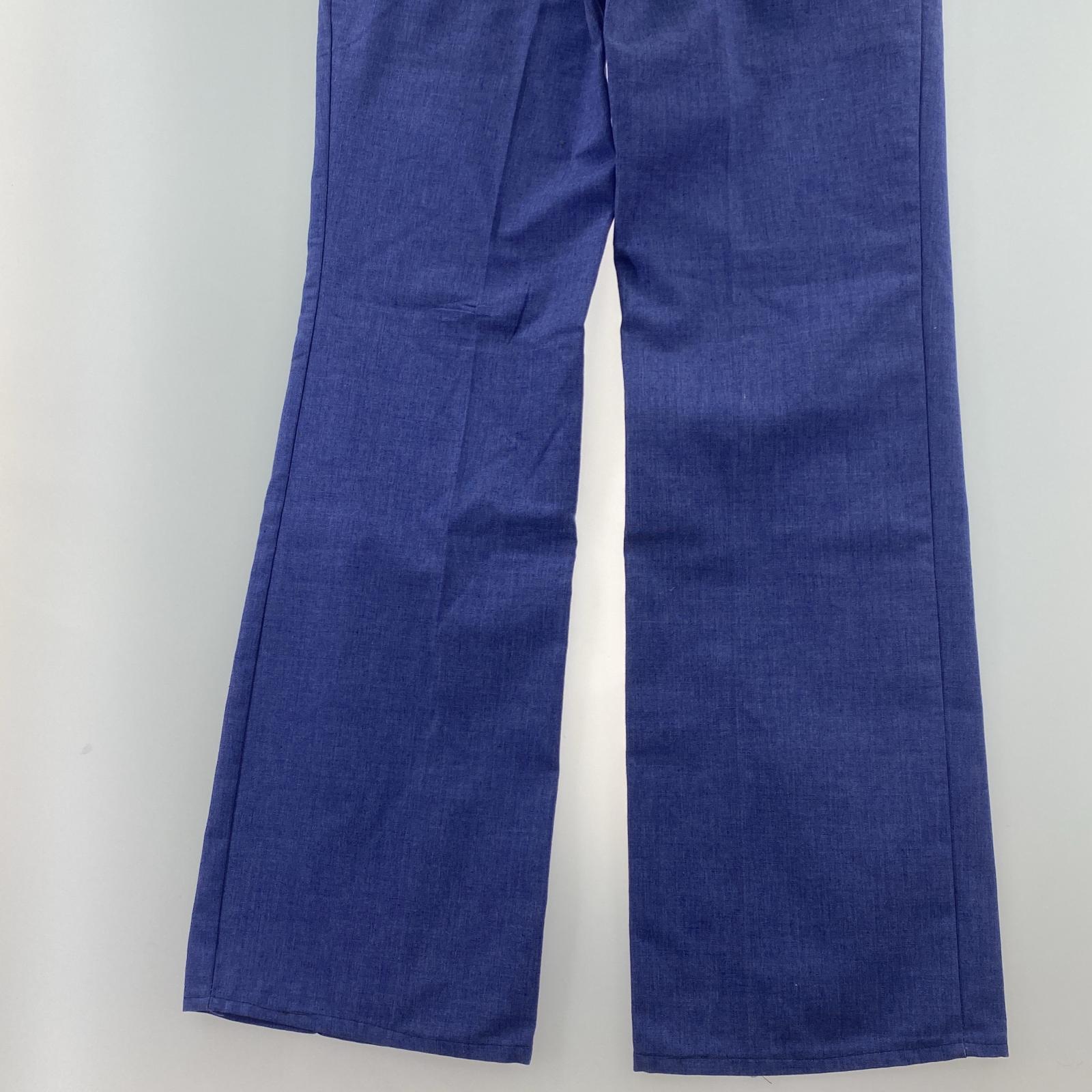 その他ボトムス 70s Wrangler フレアスラックス ブルー