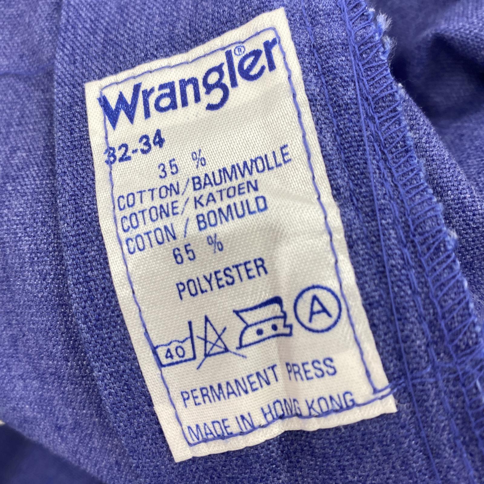 その他ボトムス 70s Wrangler フレアスラックス ブルー